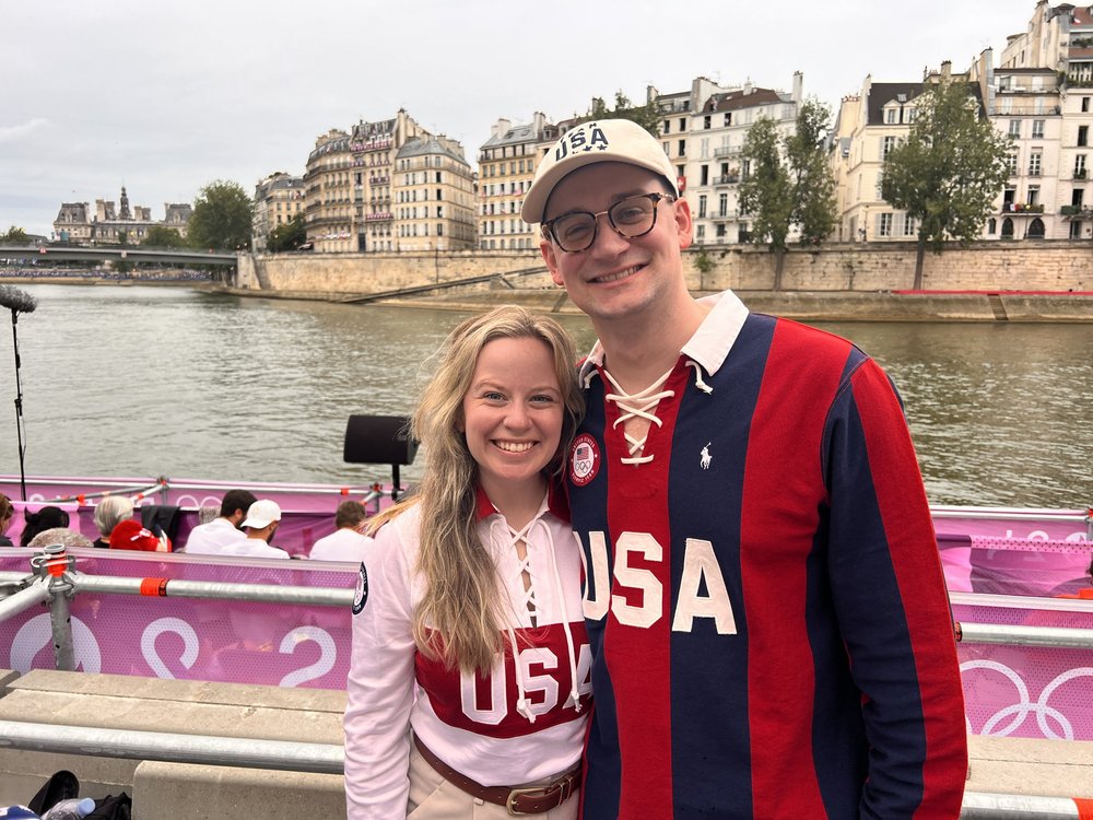 At the Opening Ceremonies