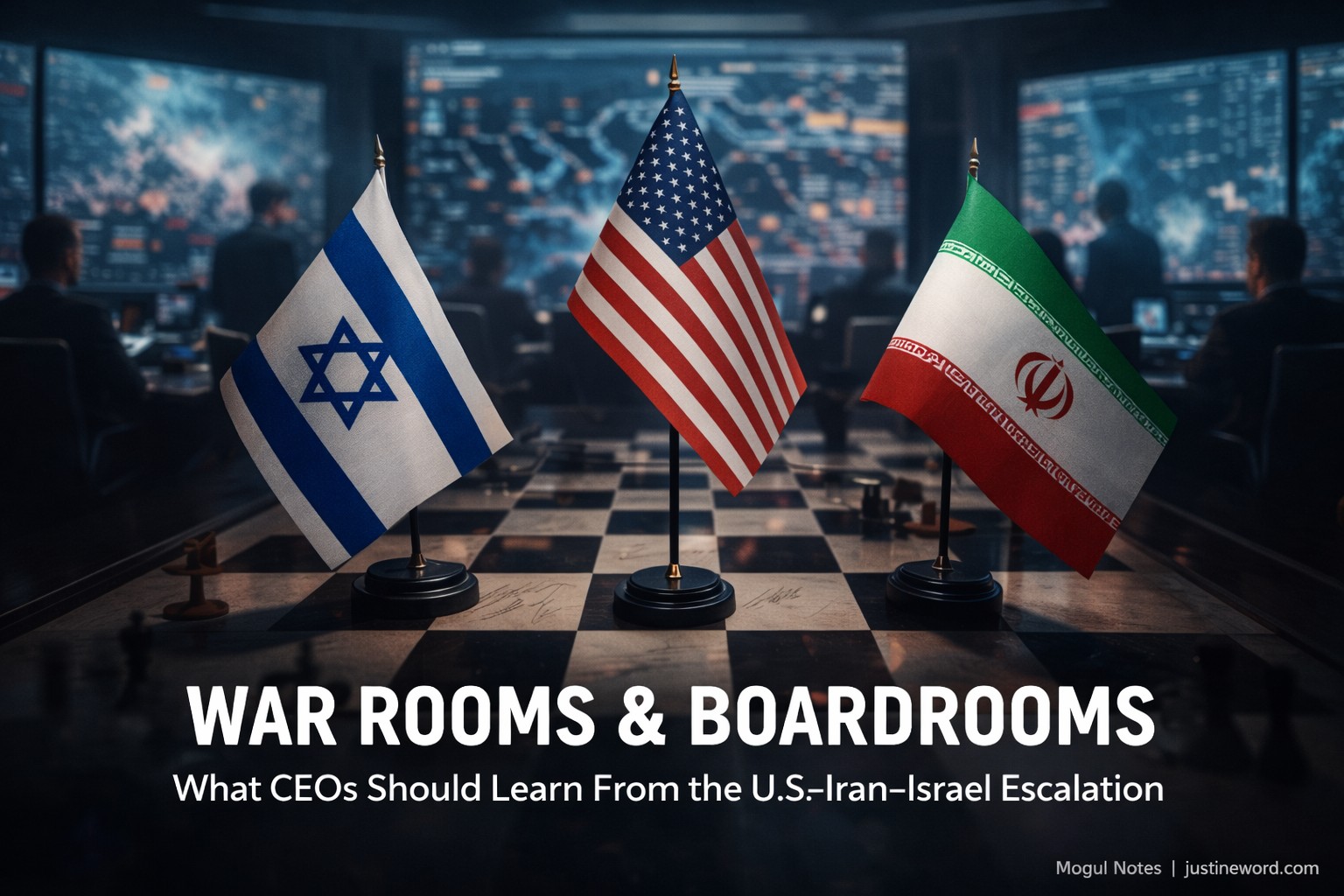 War Rooms and Boardrooms: What CEOs Can Learn from the U.S.–Israel Conflict with Iran