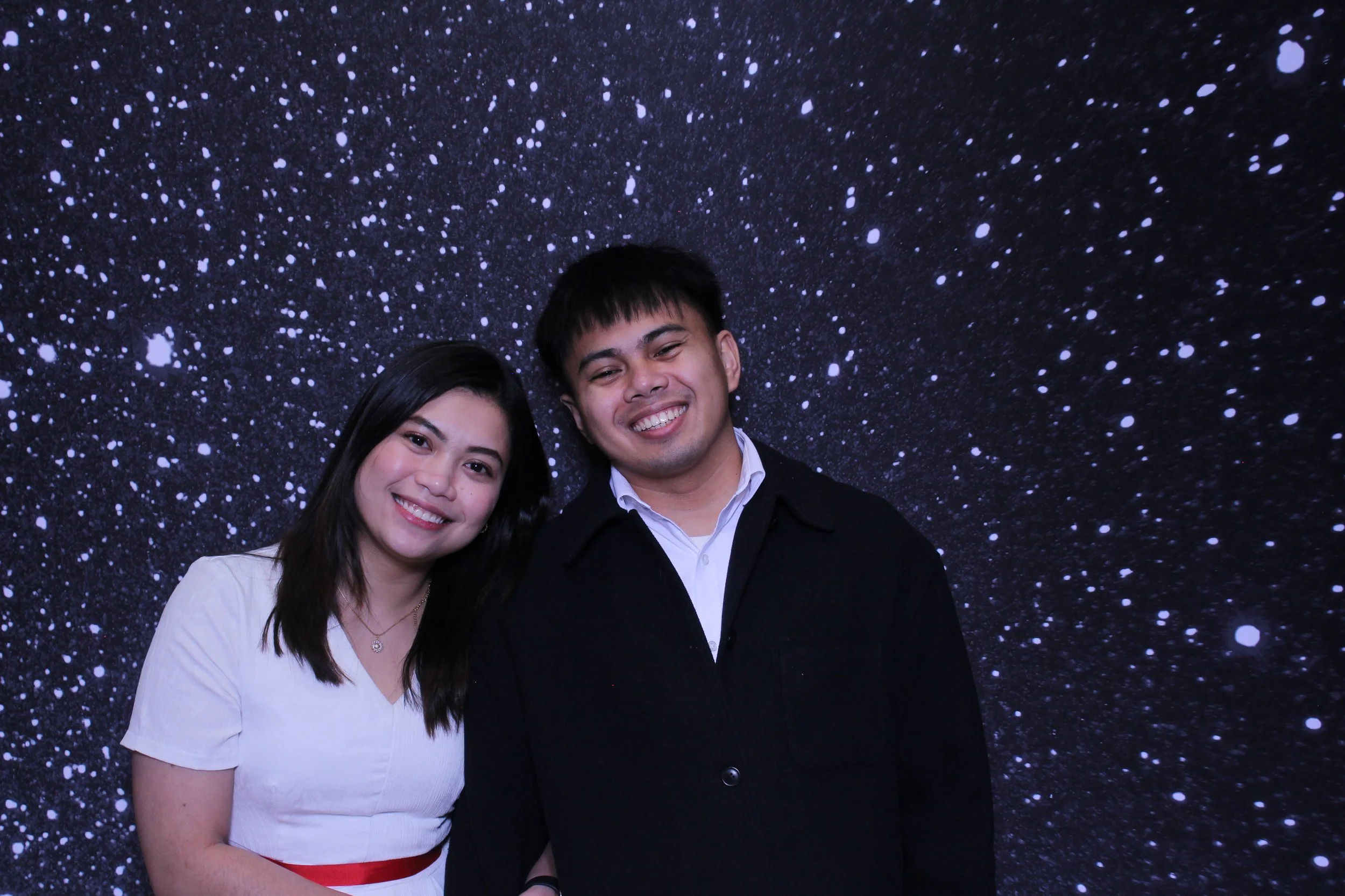 Corporate Photo Booth Picture with Sky Backdrop