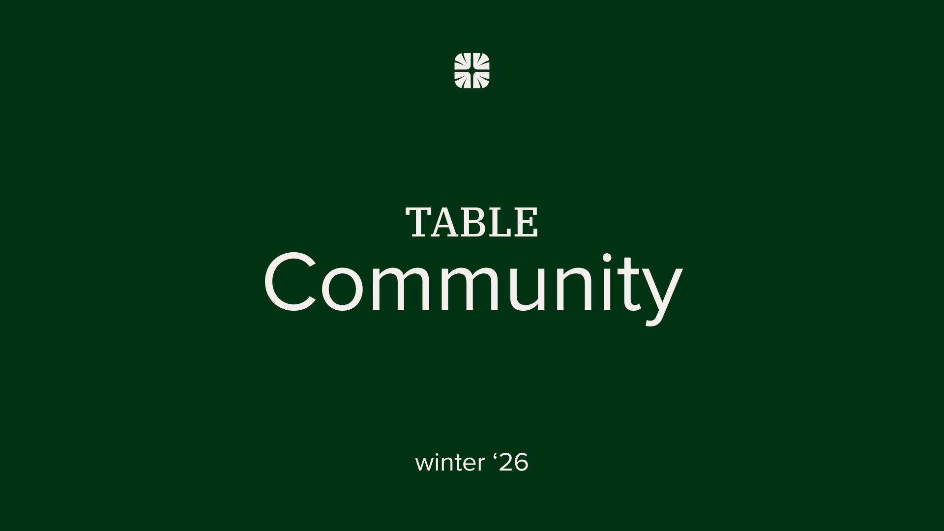 Table Community