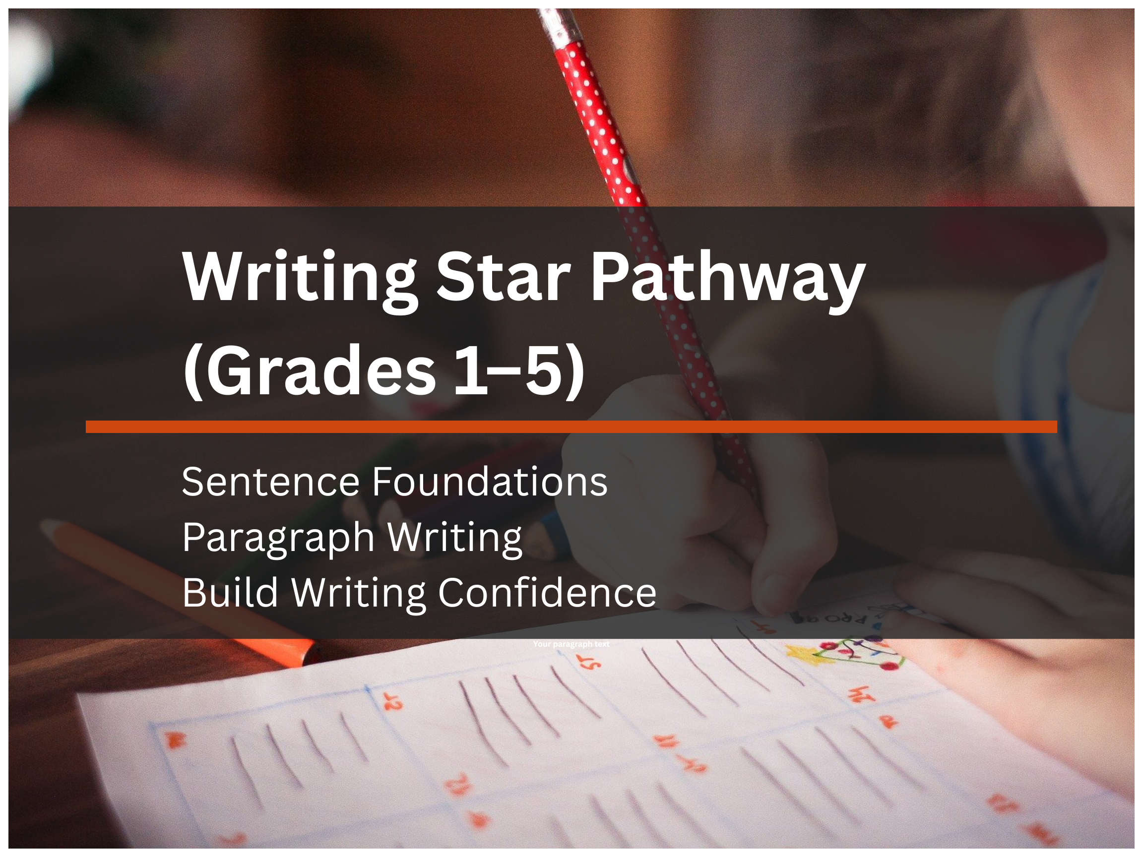 Writing Stars Pathway