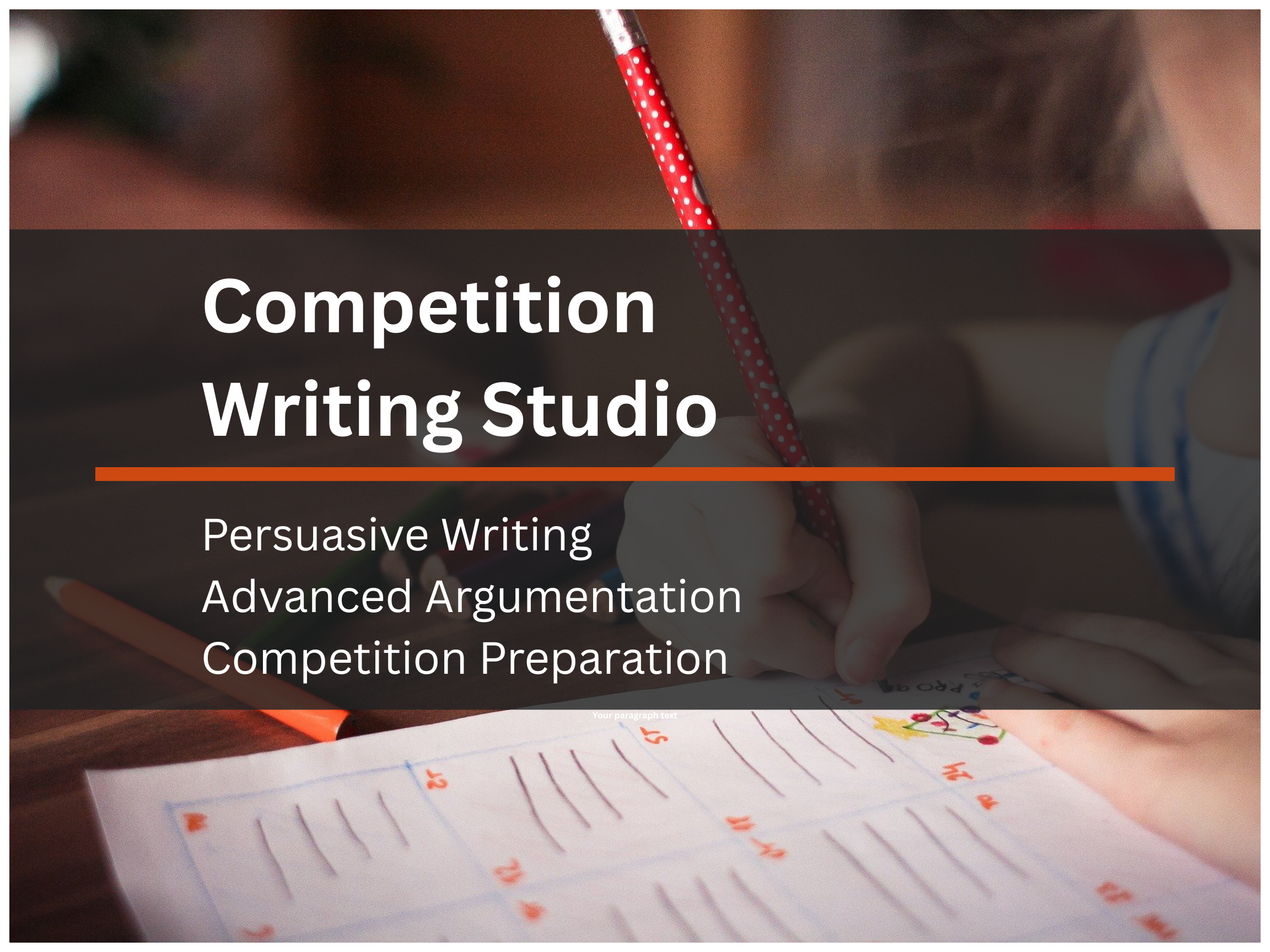 Competition Writing Studio