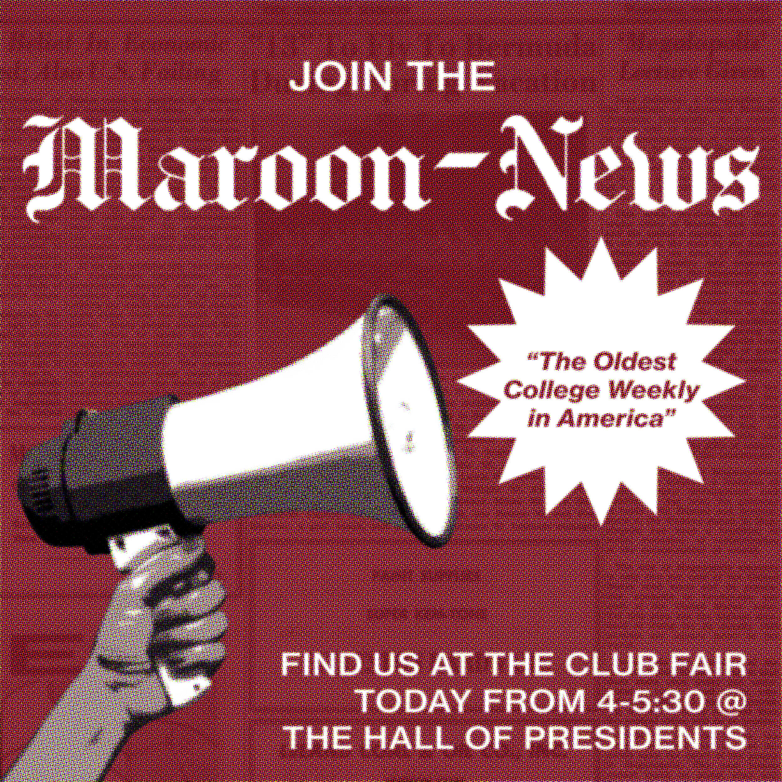 Graphic for Maroon News Instagram.