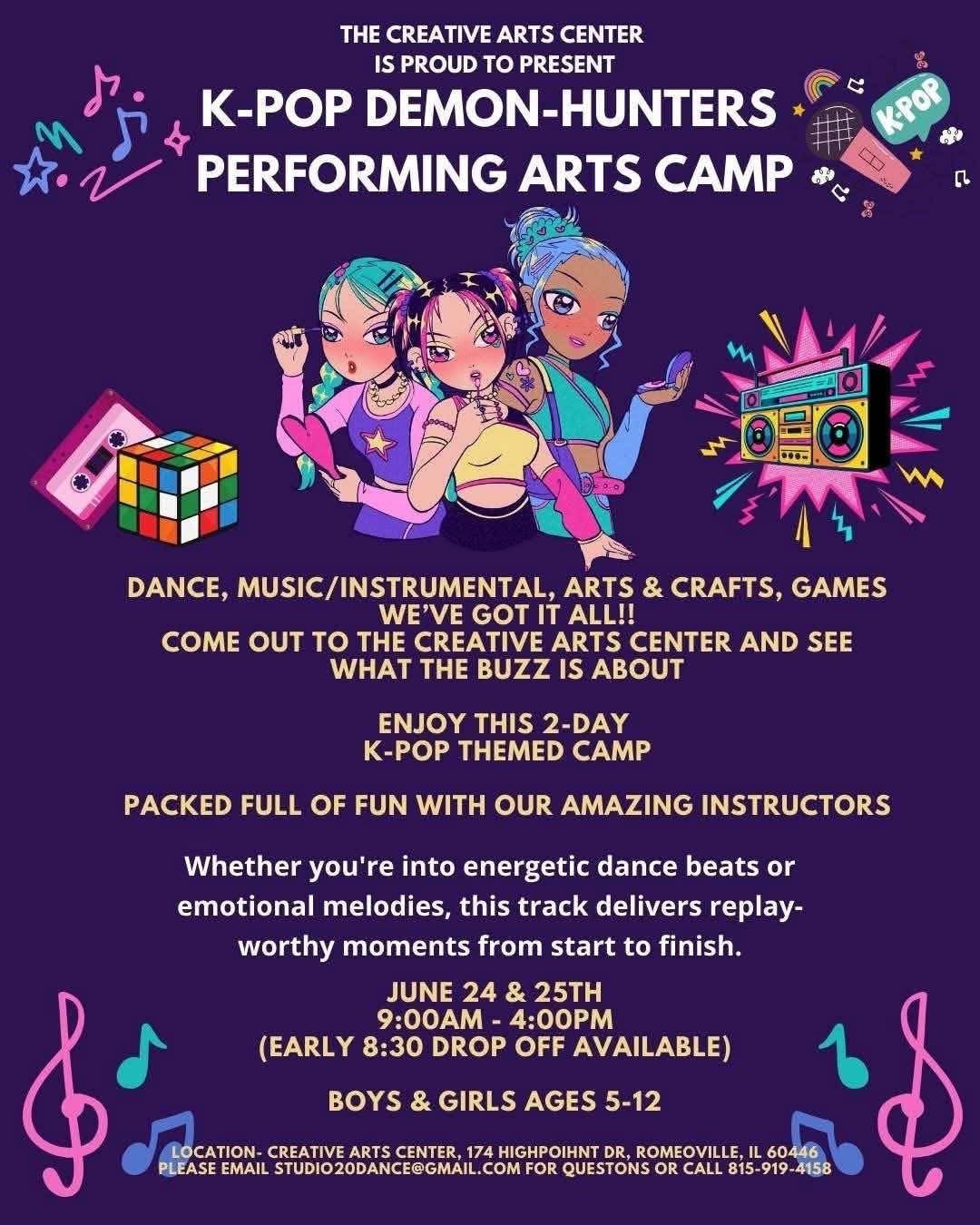 K-Pop Demon Hunters Performing Arts Camp