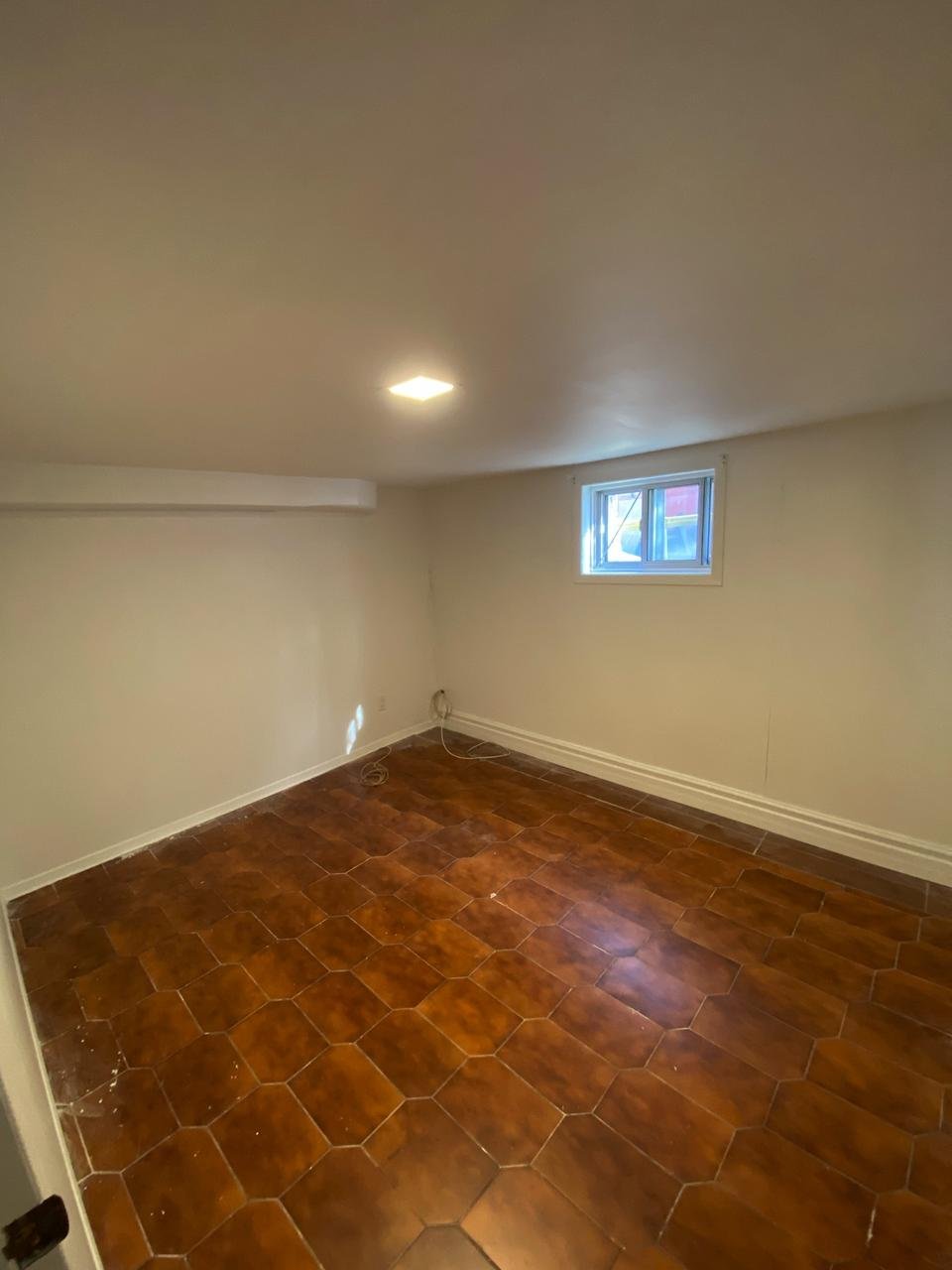 The finished result of a basement room renovation in Scarborough