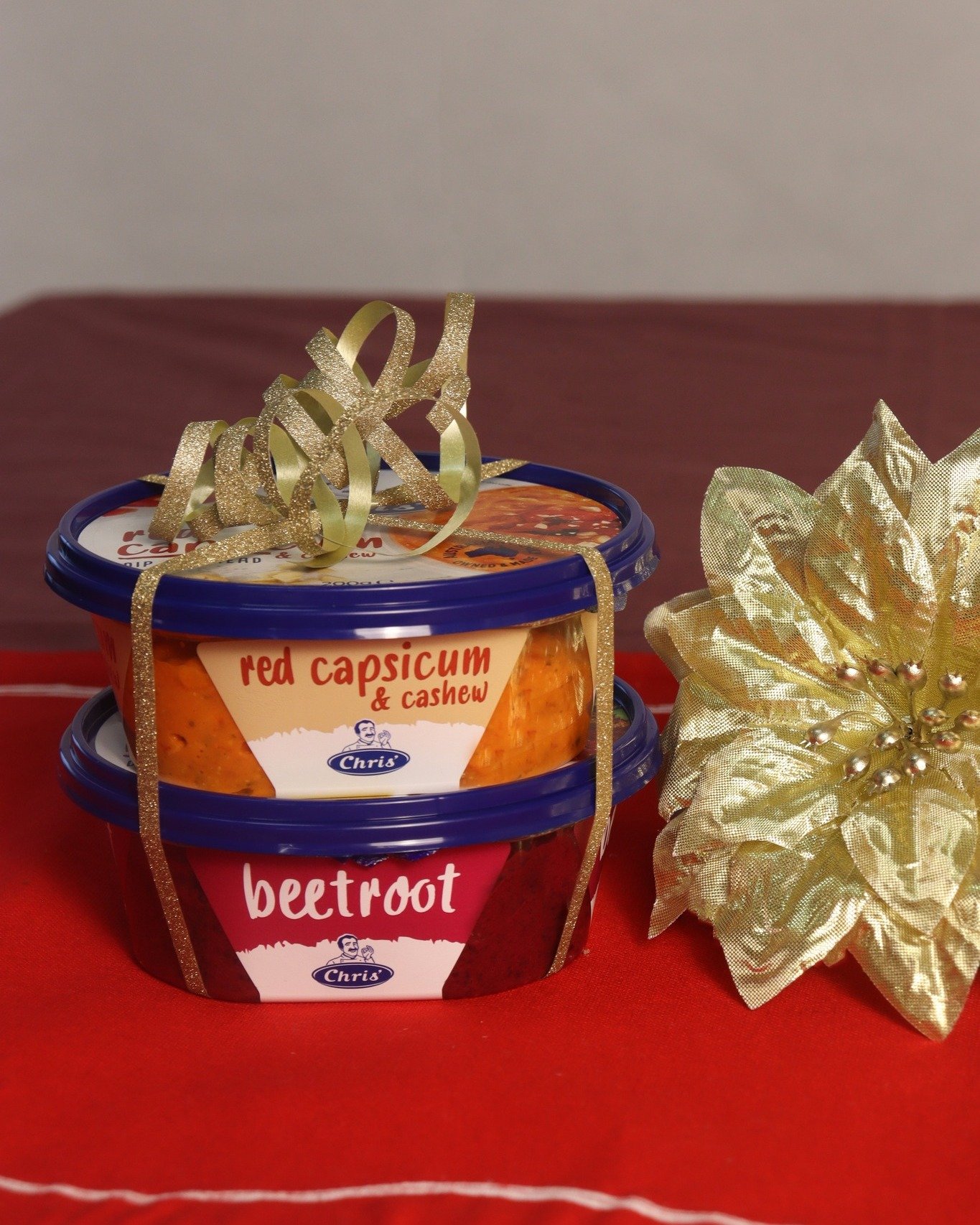 Festive 2 for $7.50 deal- Homestyle Beetroot and Homestyle Red Capsicum &amp; Cashew dip. Head to Woolworths for this unmissable deal! ✨
 #ChrisDips #dipandsip #Christmas #dip #chrisnevermisses #12daysofchristmas