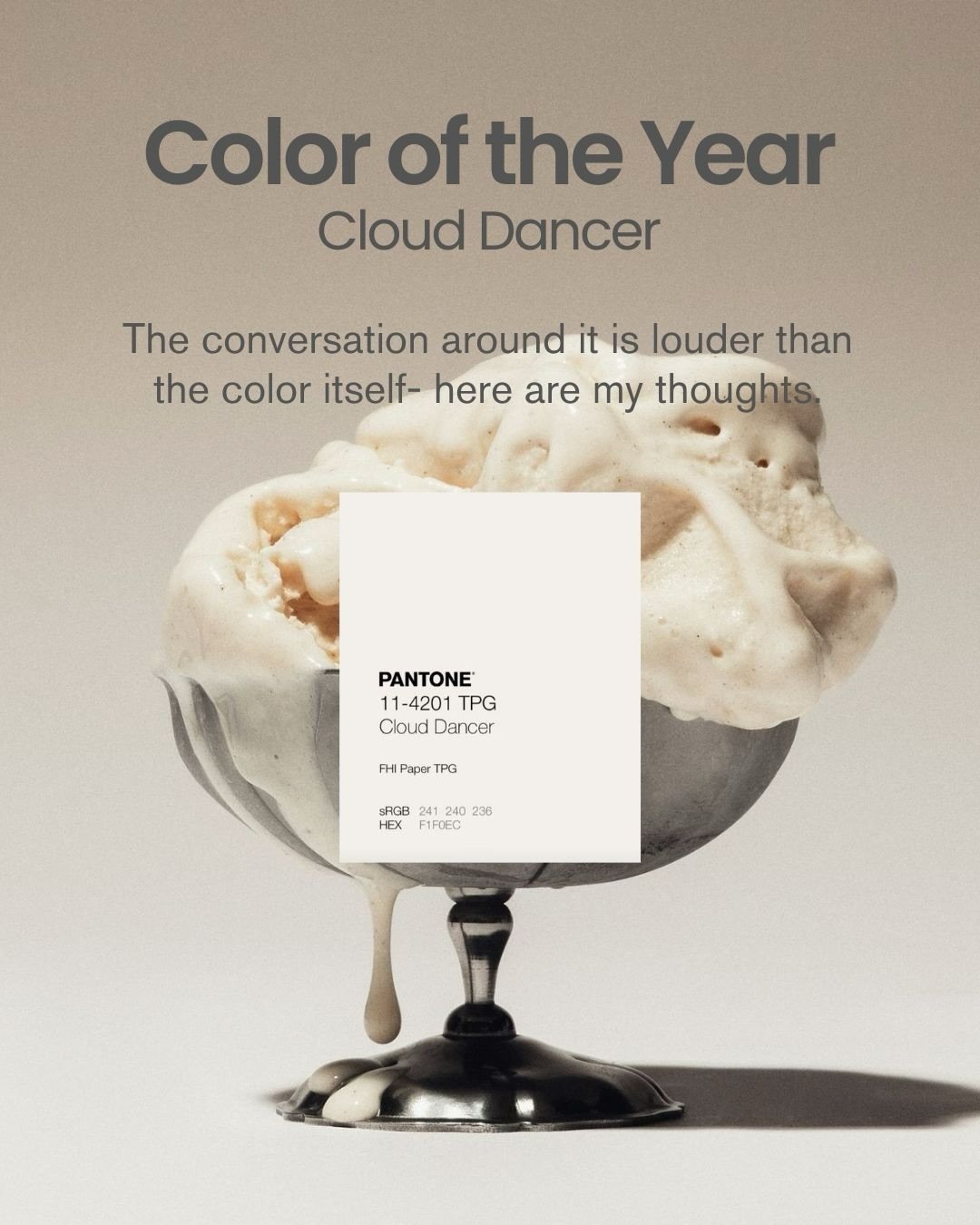 Pantone announced the color of the year - &bdquo;cloud dancer&ldquo;- here are my thoughts ☁️👉🏼 

Images: via Pinterets, Pexels &amp; AI generated

#pantone #pantonecoloroftheyear #colorfulinterior #colorpsychology #designtrend #designtherapy