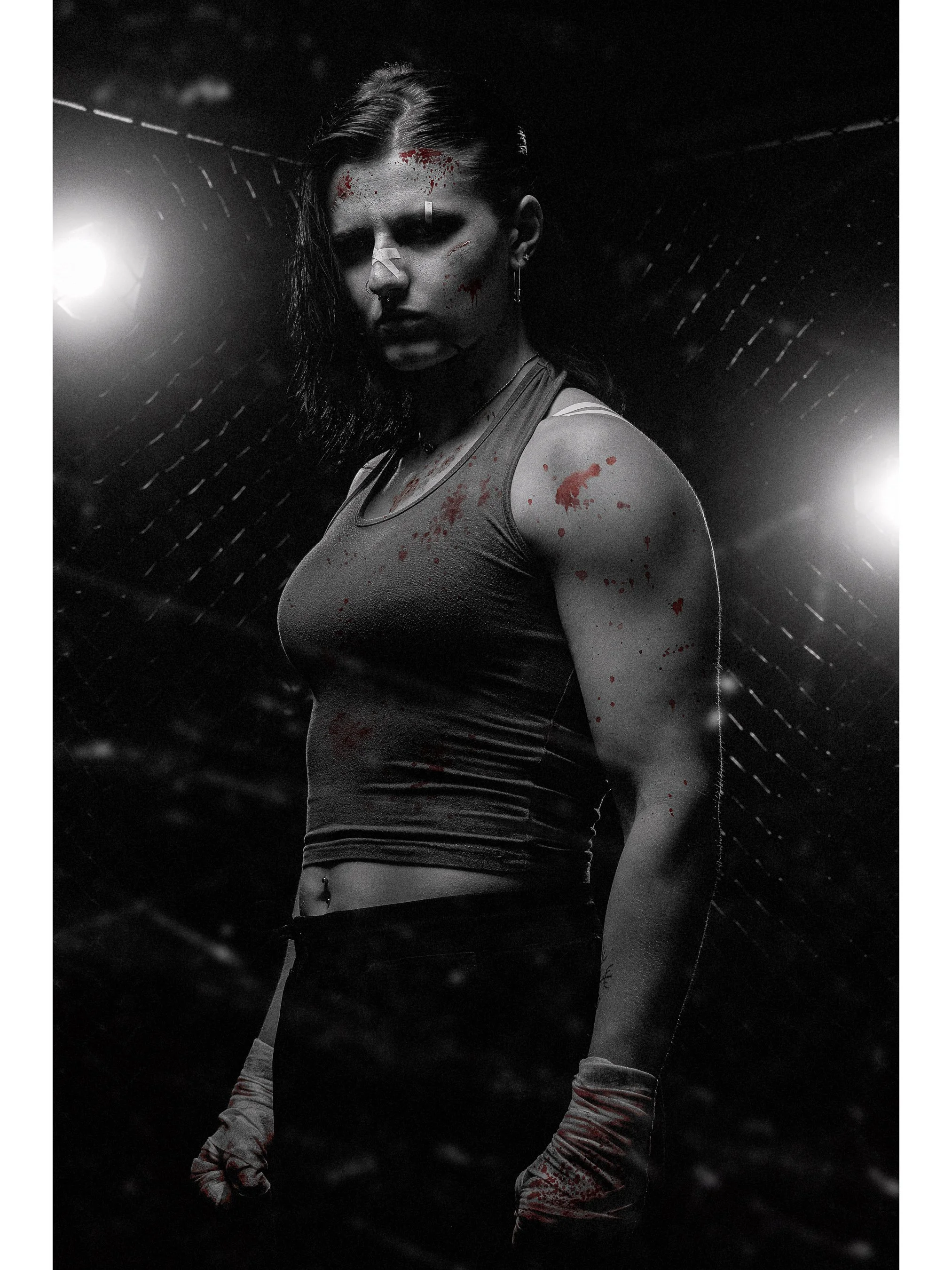 Cage Fighter. Photography by Bobby Romay