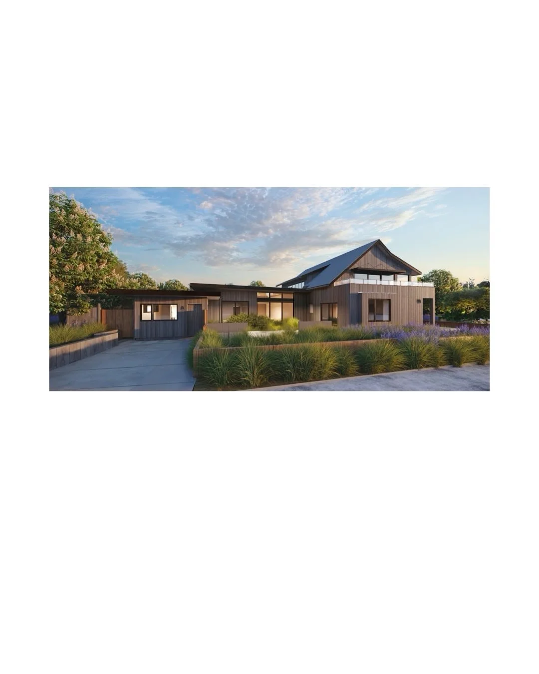 Our project in Half Moon Bay, which is under construction! We taking an older, somewhat clunky, original home and adding an ADU and addition. Instead of taking design clues from the original home, we're bringing the whole project forward with a moder