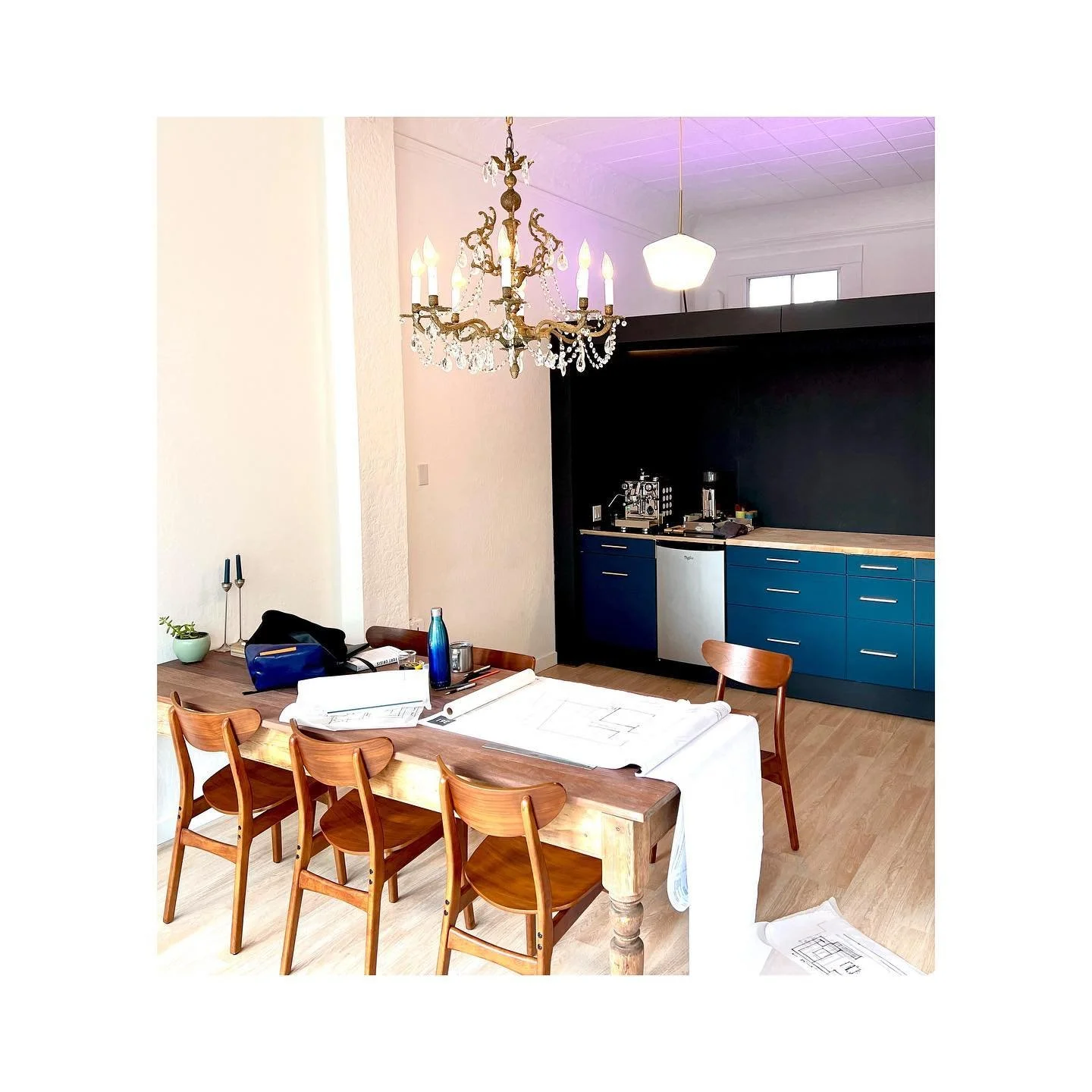 Working away on the redesign of a new home. It&rsquo;s a creative mess here in our new office space. If you&rsquo;re ever in the hood, stop by for an espresso! Our new office is located at 7th and Irving in San Francisco.