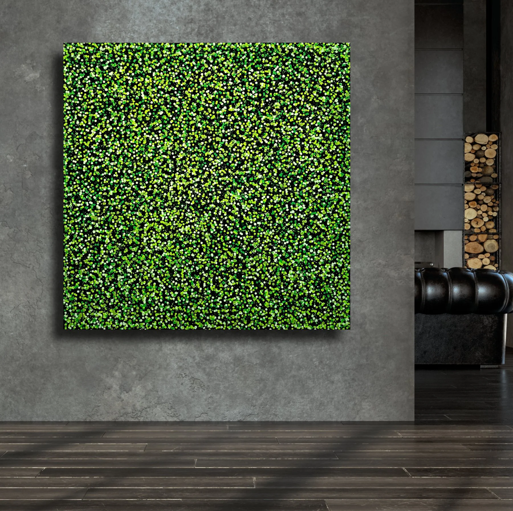 Green Appletini 122cm x 122cm $1590