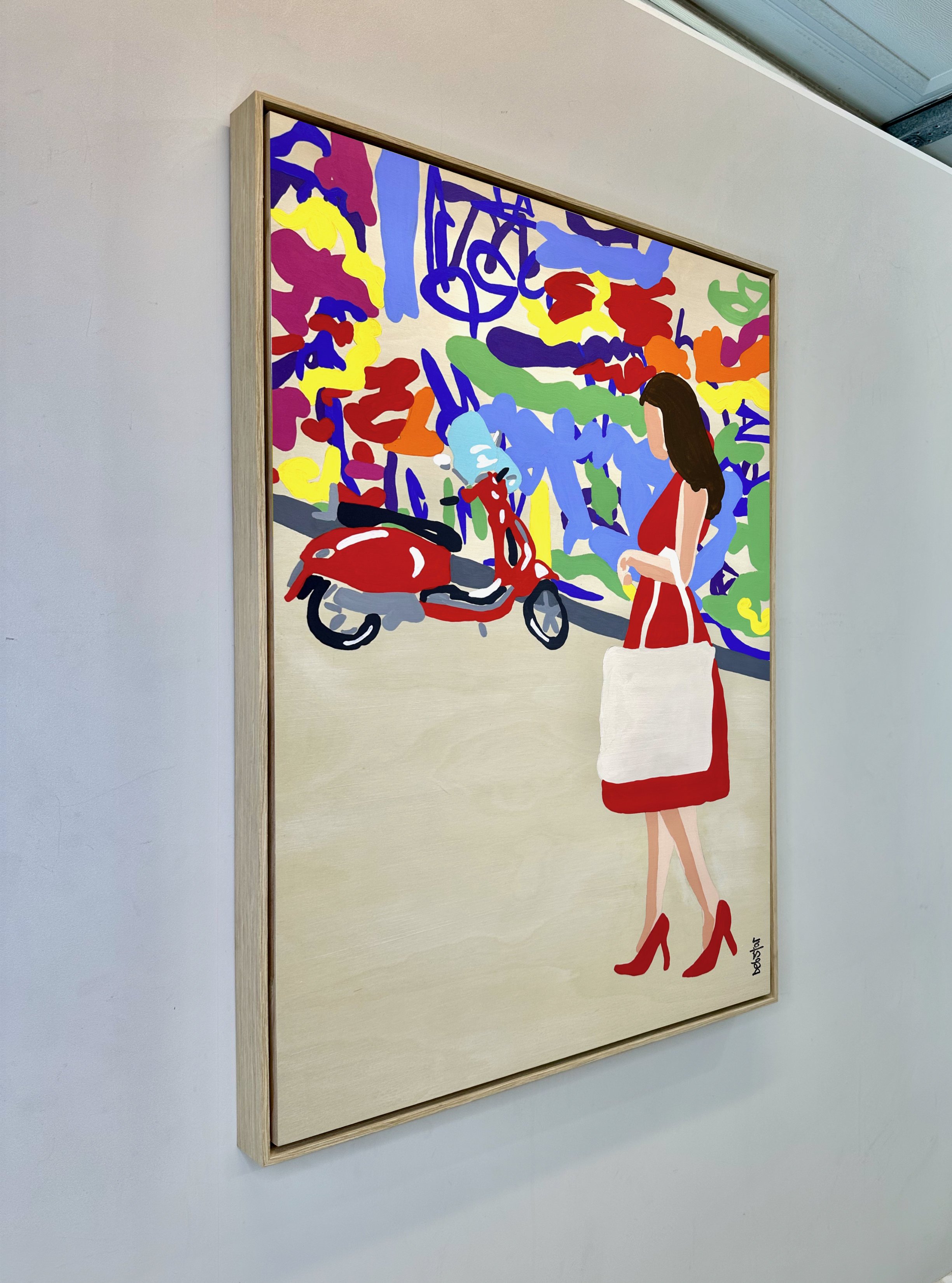 summer-snapshots-graffiti-Deborah-Lang- Debstar-lady-in-red-3.jpg