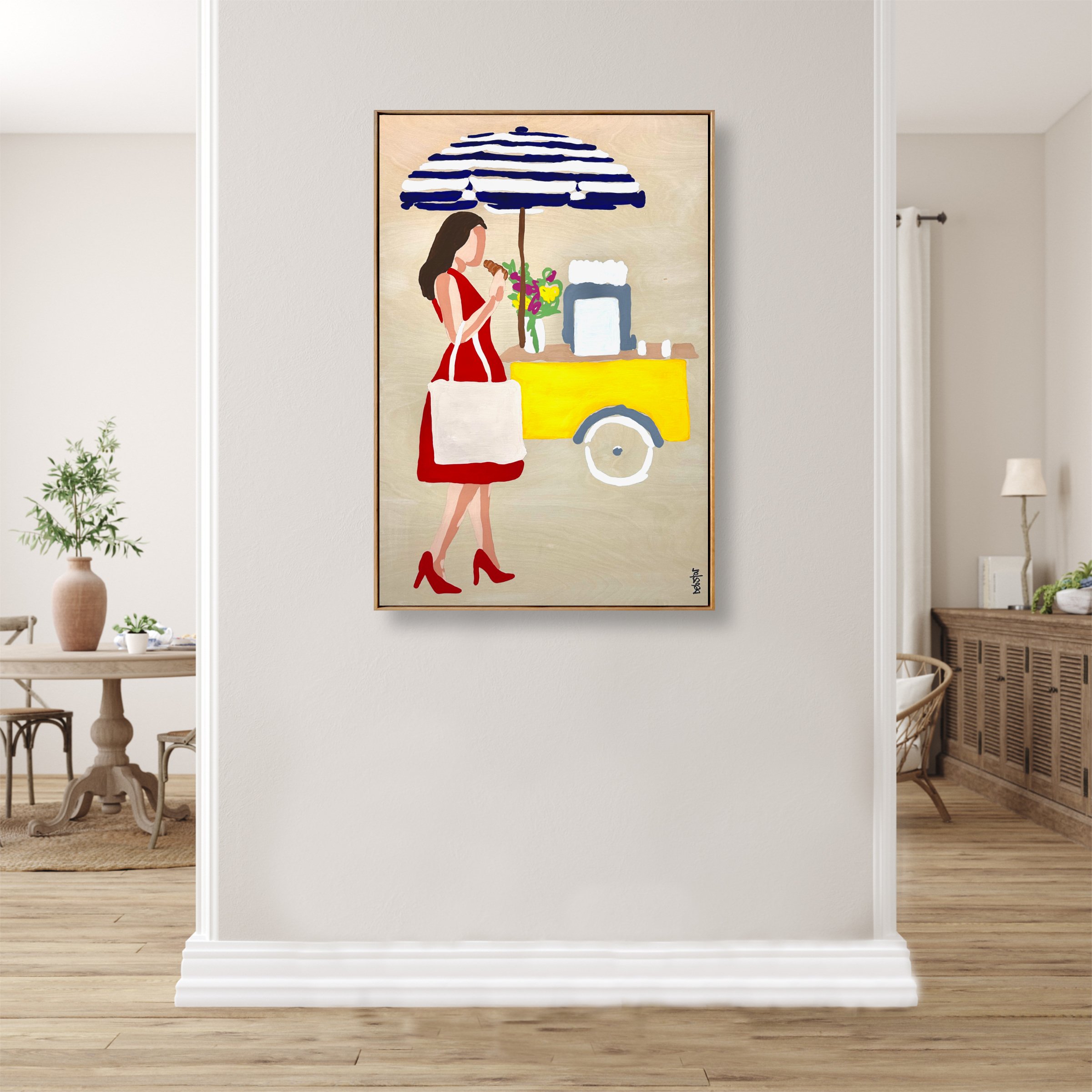 summer-snapshots-market-Deborah-Lang- Debstar-lady-in-red-2.jpg