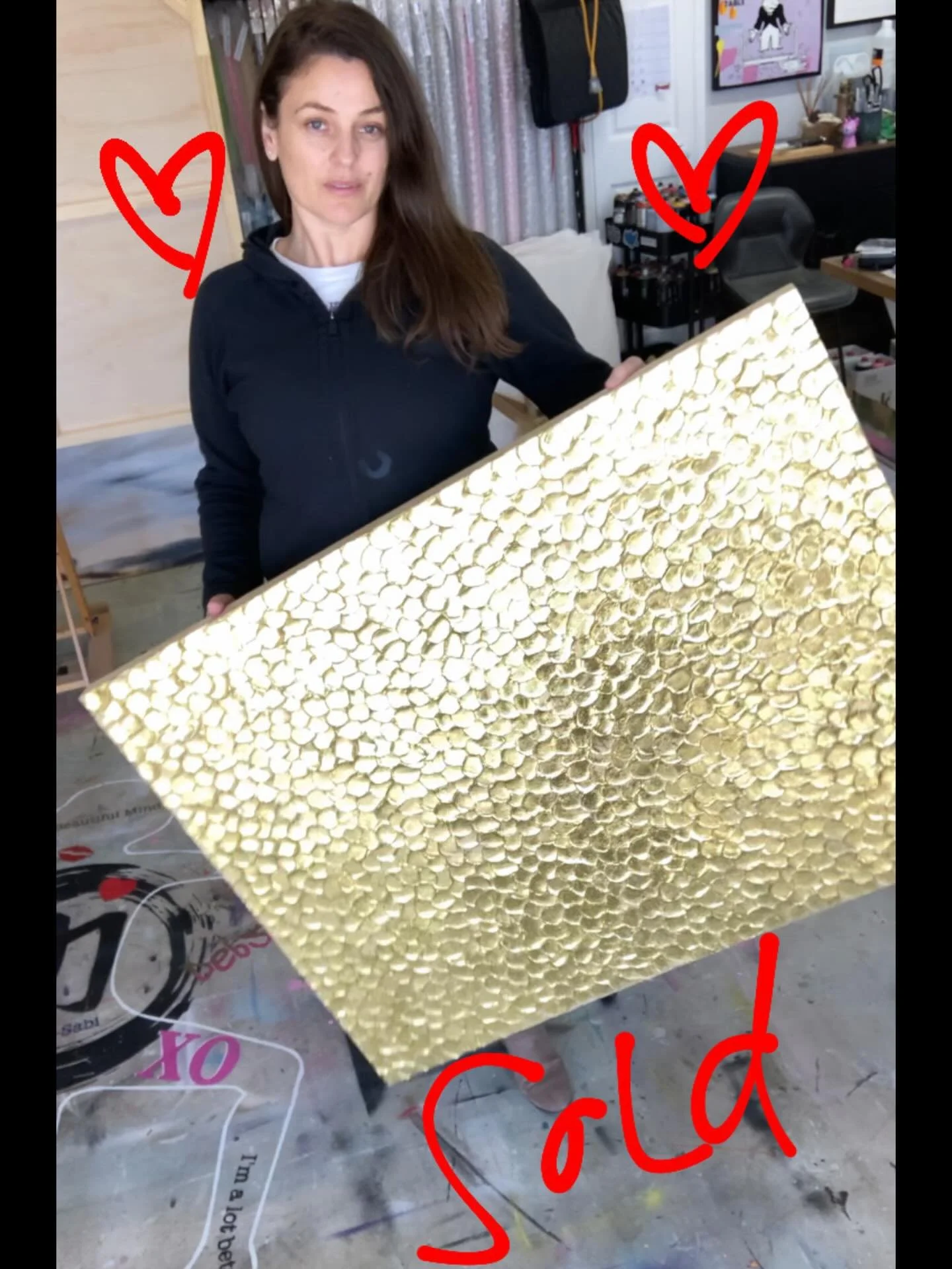 🤩🌵Please don&rsquo;t wake me up if I&rsquo;m dreaming!💃
I sold this painting &rsquo;Touch of Midas&rsquo; to a lovely collector in Arizona!🌵Thanks to @saatchiart and I sold my &lsquo;Sydney Harbour Bridge and Opera House at Sunset&rsquo; painting