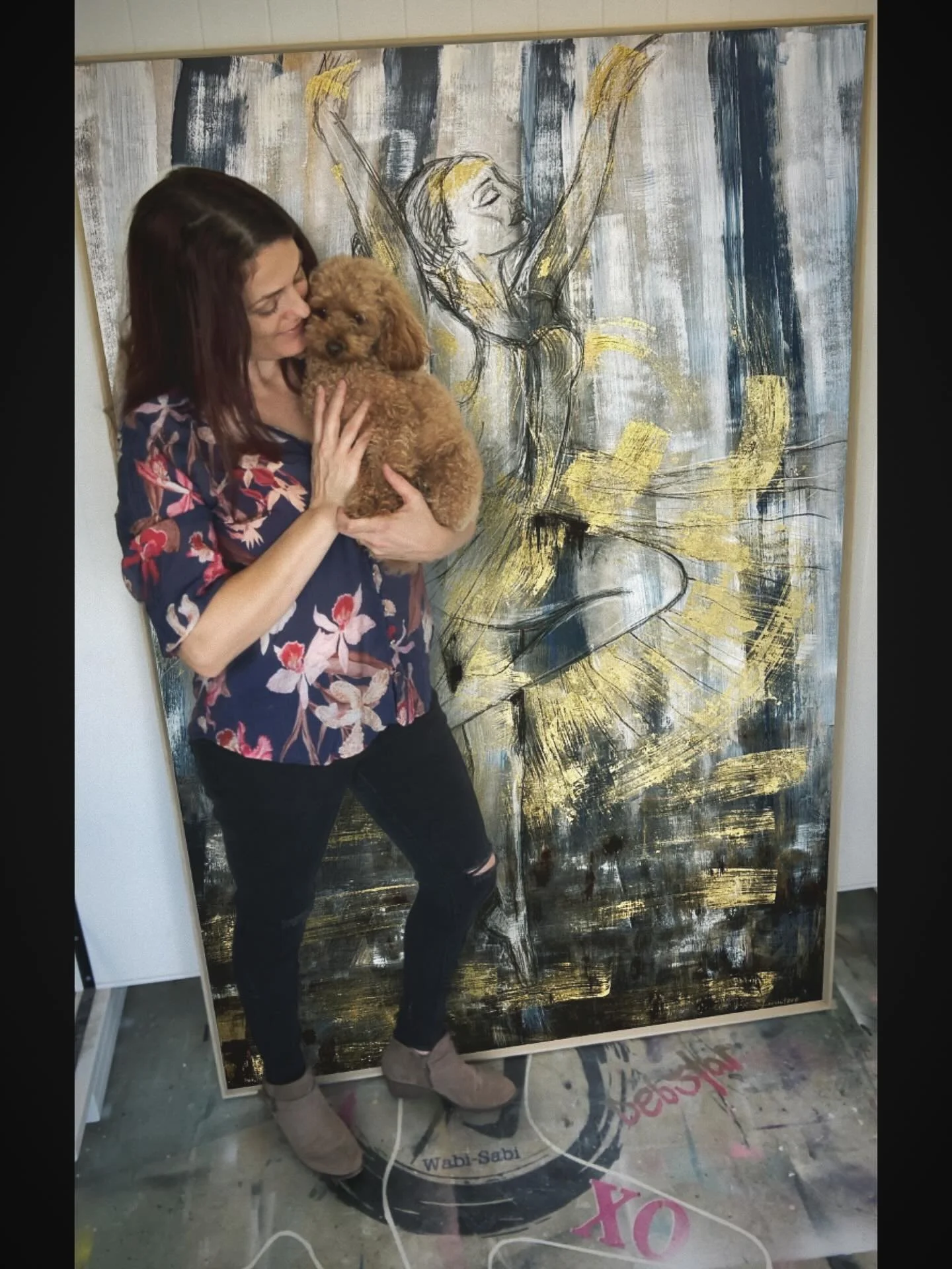 🩰💃 I&rsquo;ve loved ballerina&rsquo;s for as long as I can remember - so delicate and graceful!😊I&rsquo;m so very happy to have sold this painting &lsquo;Ballerina de Lumi&egrave;re&lsquo;💫 Thank you to the lovely NSW collector 👏💕and to my gall