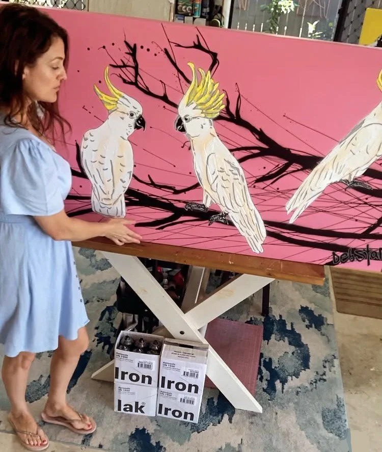 ✨Feeling grateful!🌸So very happy to have sold this painting via my website to local collectors!❤️
Meeting collectors is always a mix of excitement and nerves, so I&rsquo;m especially grateful when the experience was as lovely as this one was!🥰 Than