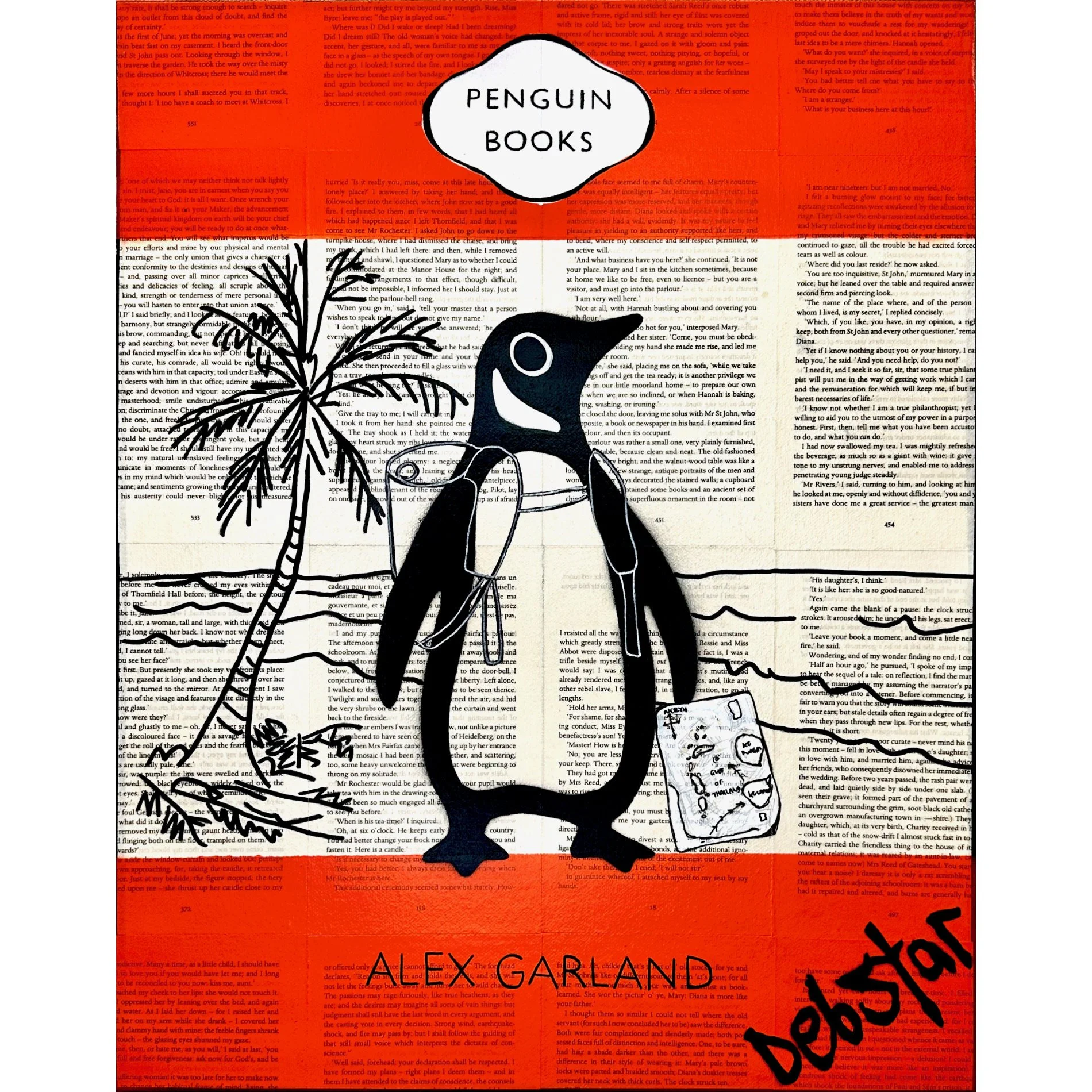 Penguin Books - The Beach 40.5cm x 51cm