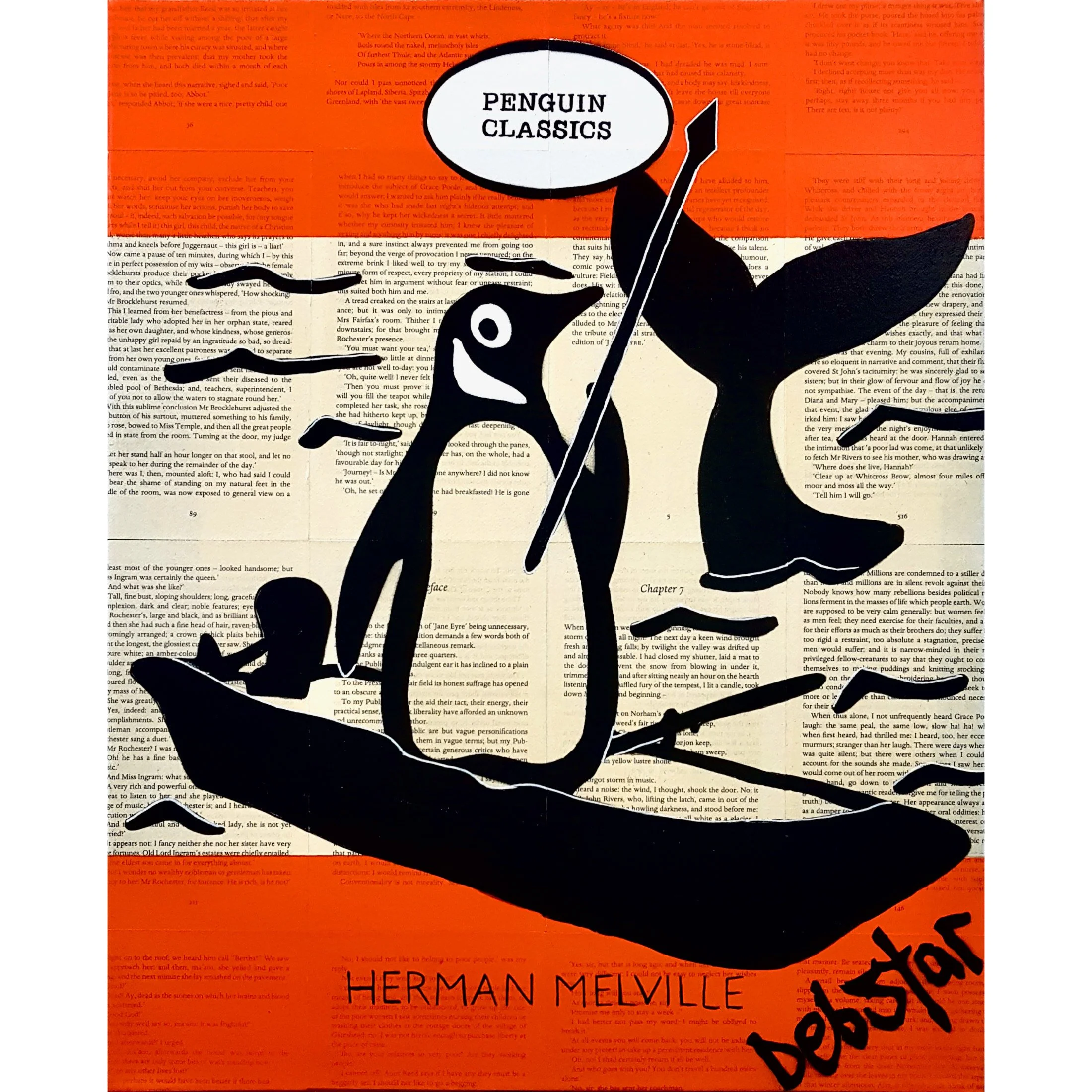 Penguin Book Classics - Moby Dick 40.5cm x 51cm