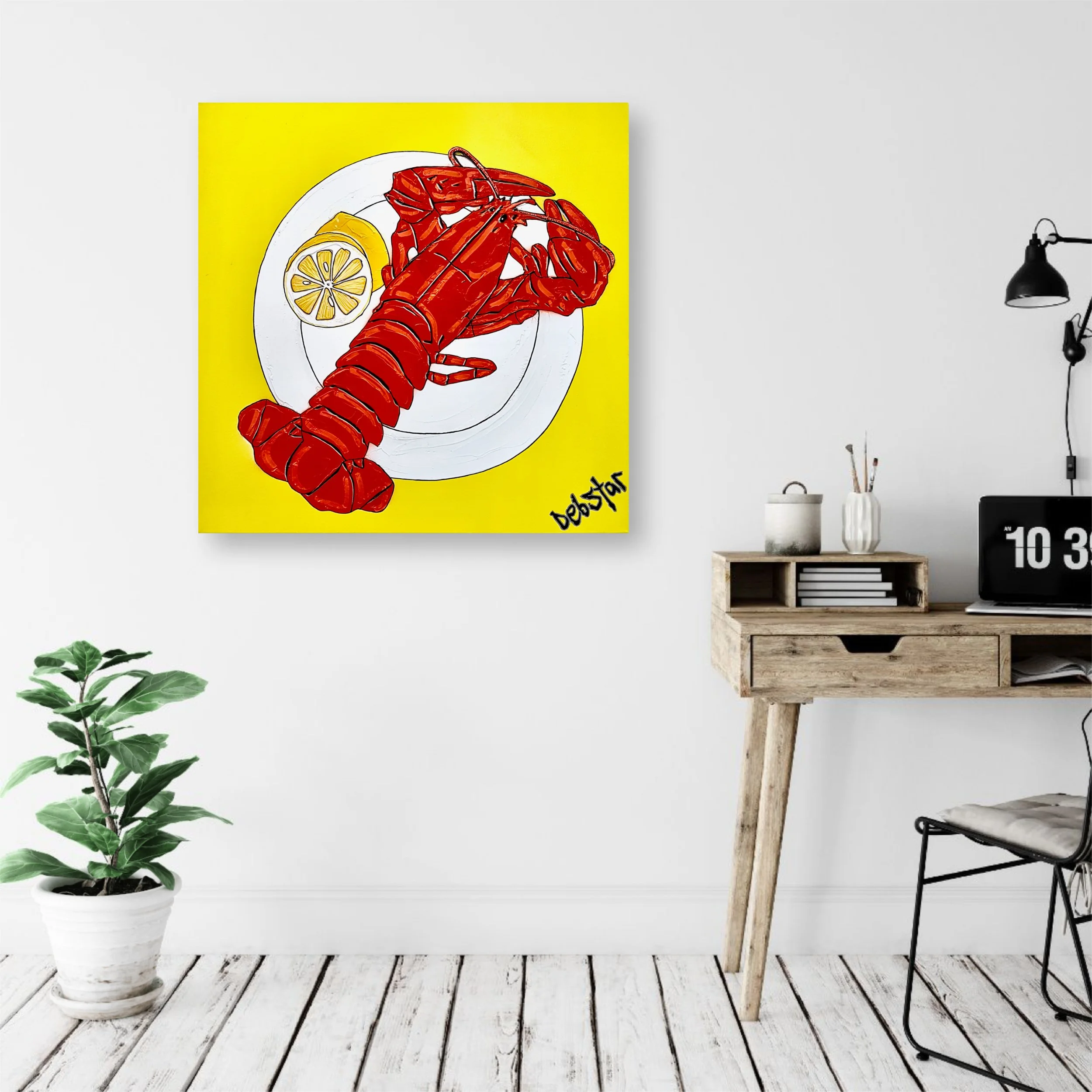 Lobster Dinner 61 cm x 61cm $590