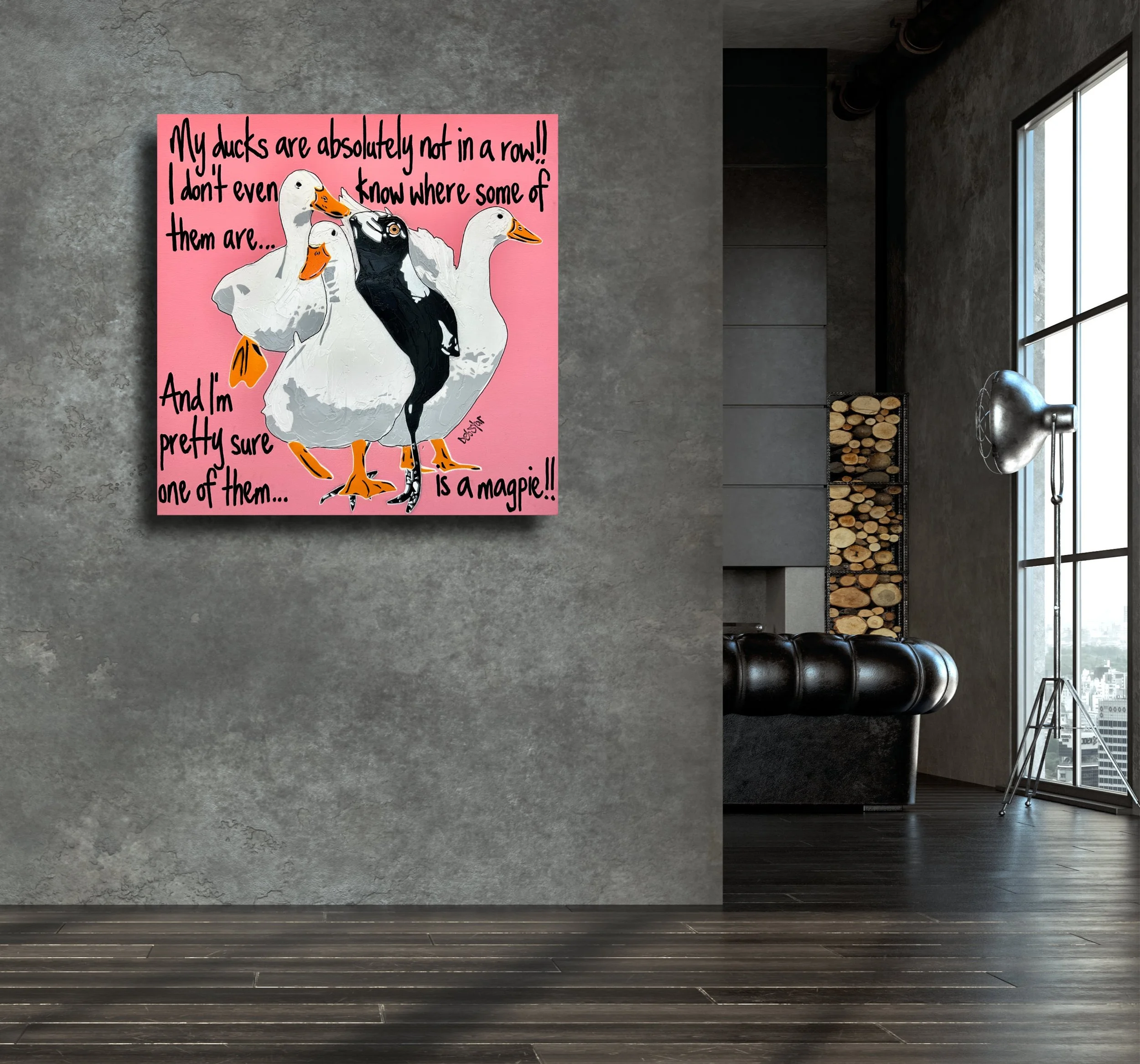 ducks-in-a-row-pink-magpie-pop-art-debstar-deborah-lang-5.jpg