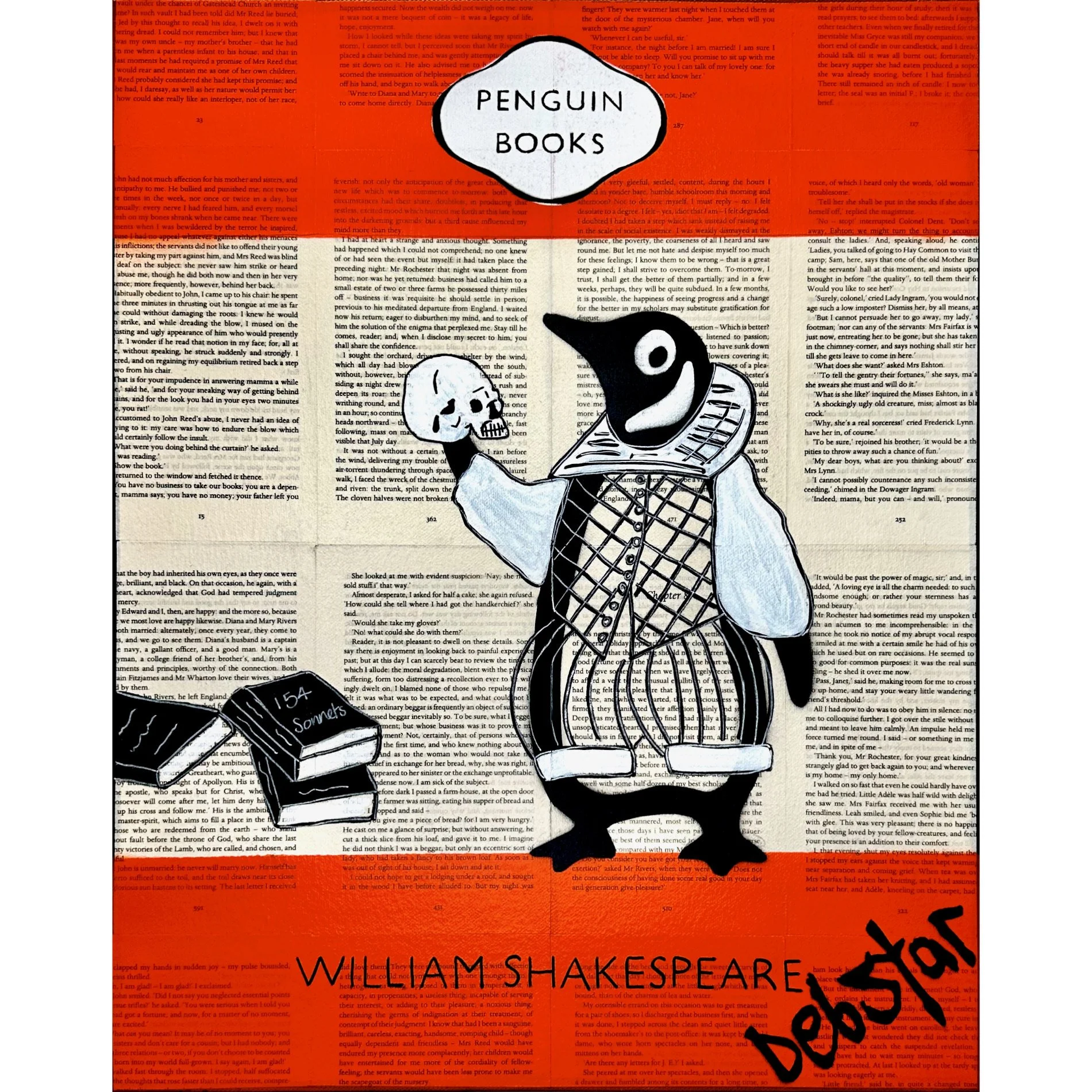 Penguin Books - Shakespeare’s Sonnets 40.5cm x 51cm