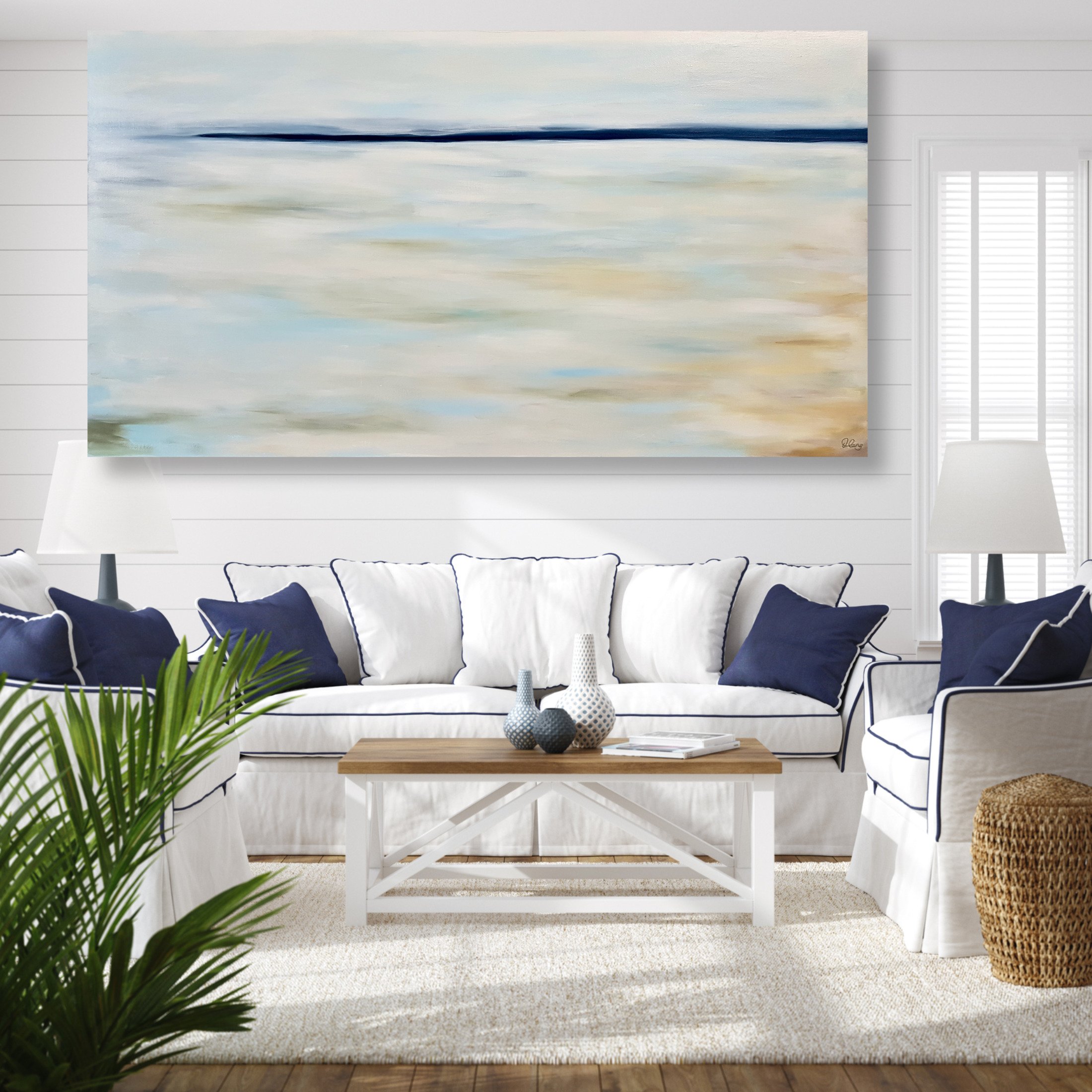 Serenity Bay 152cm x 91cm $1550