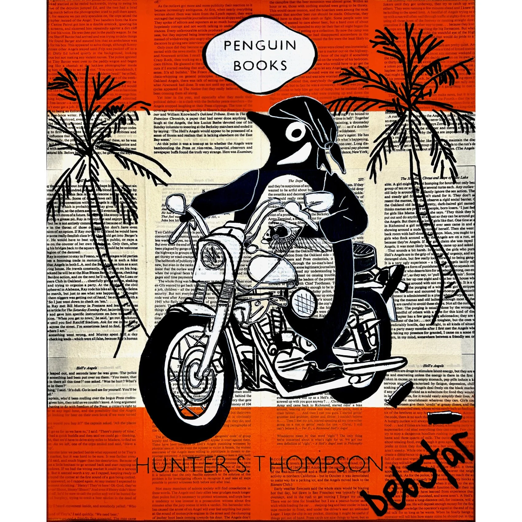 Penguin Books -  Hell’s Angels 40.5cm x 51cm