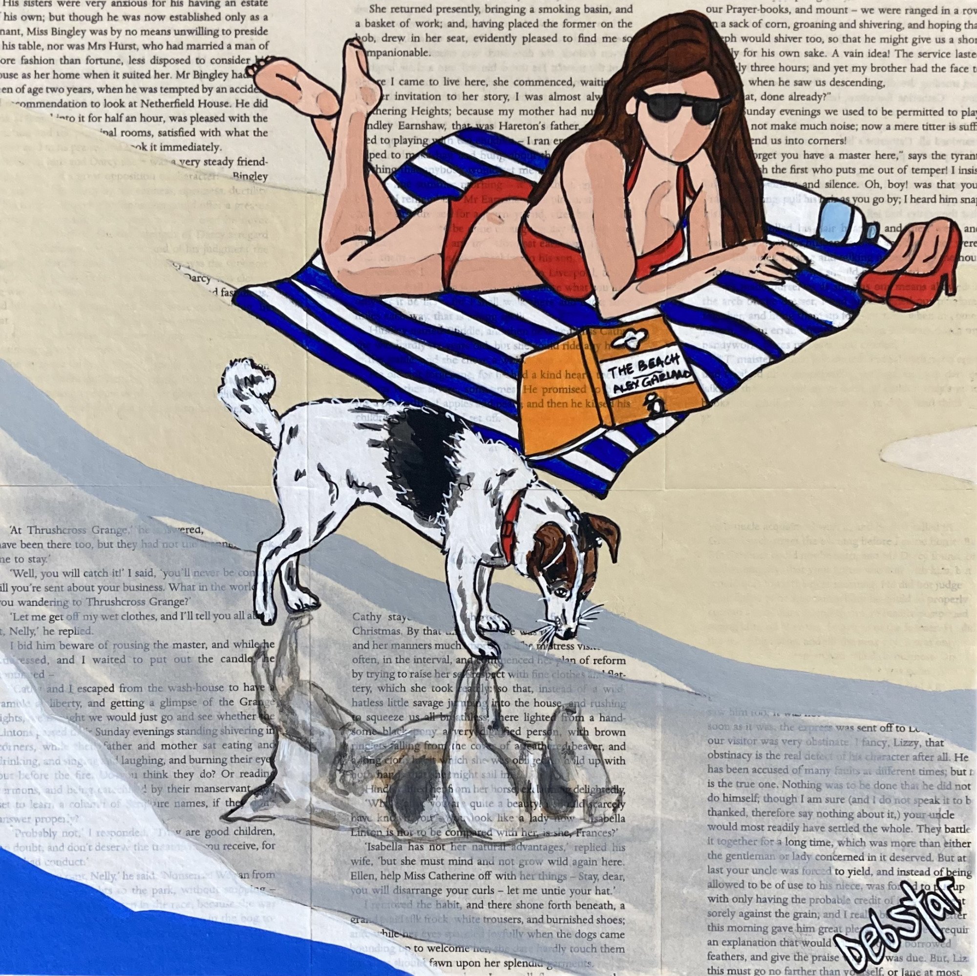 dog-days-the-beach-reflection-Deborah Lang- Debstar-1.jpg
