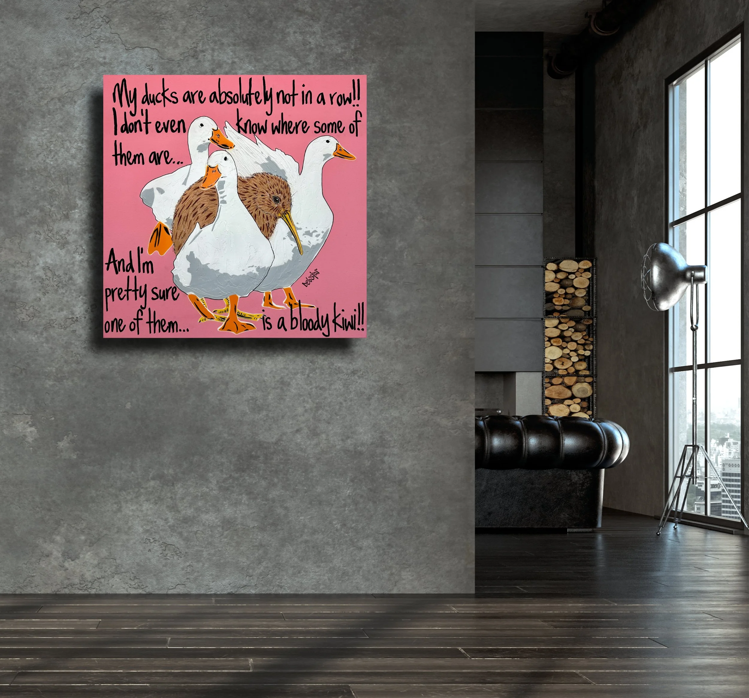 ducks-in-a-row-pink-kiwi-pop-art-debstar-deborah-lang-5.jpg