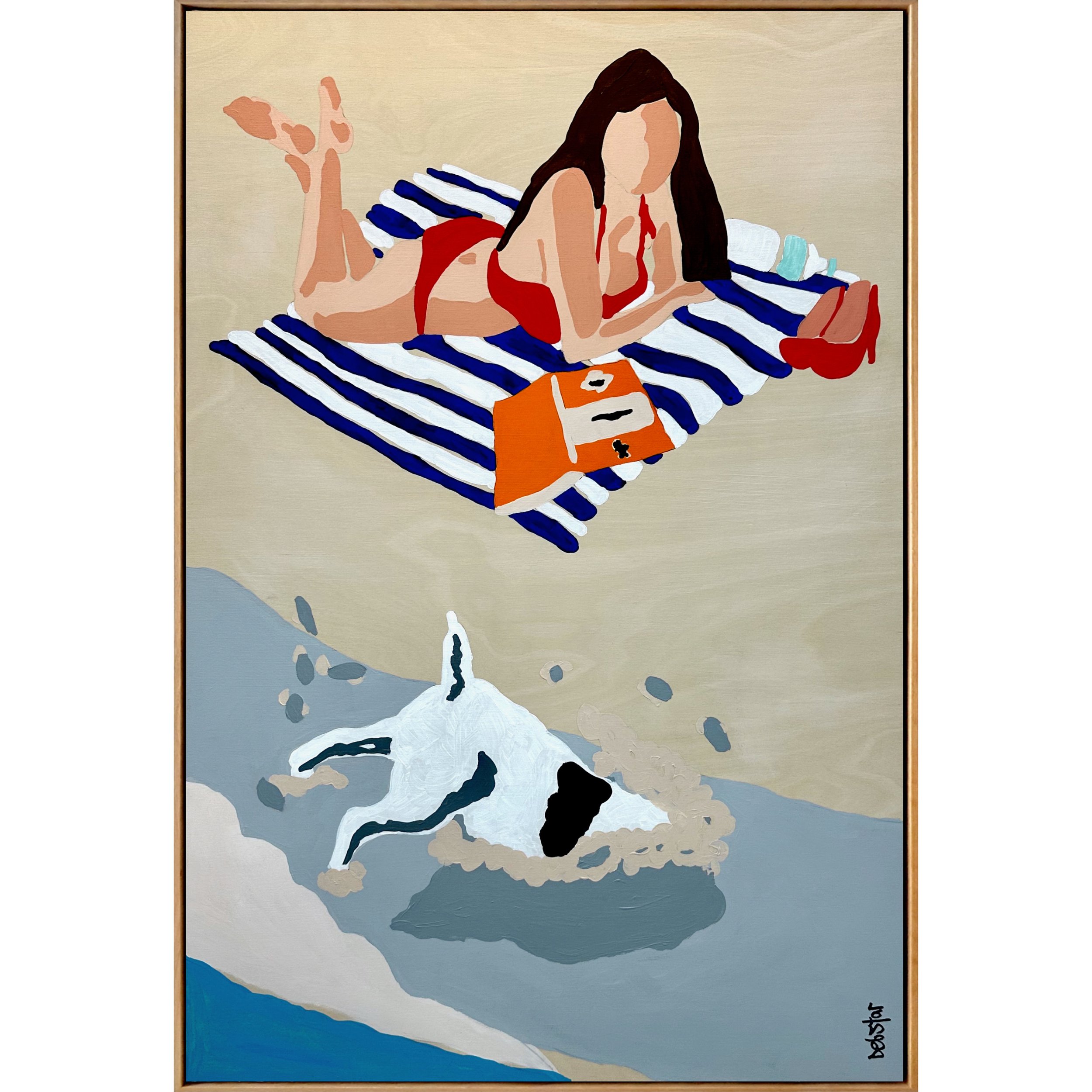 Snapshots of Summer - Beach 64cm x 94.5cm