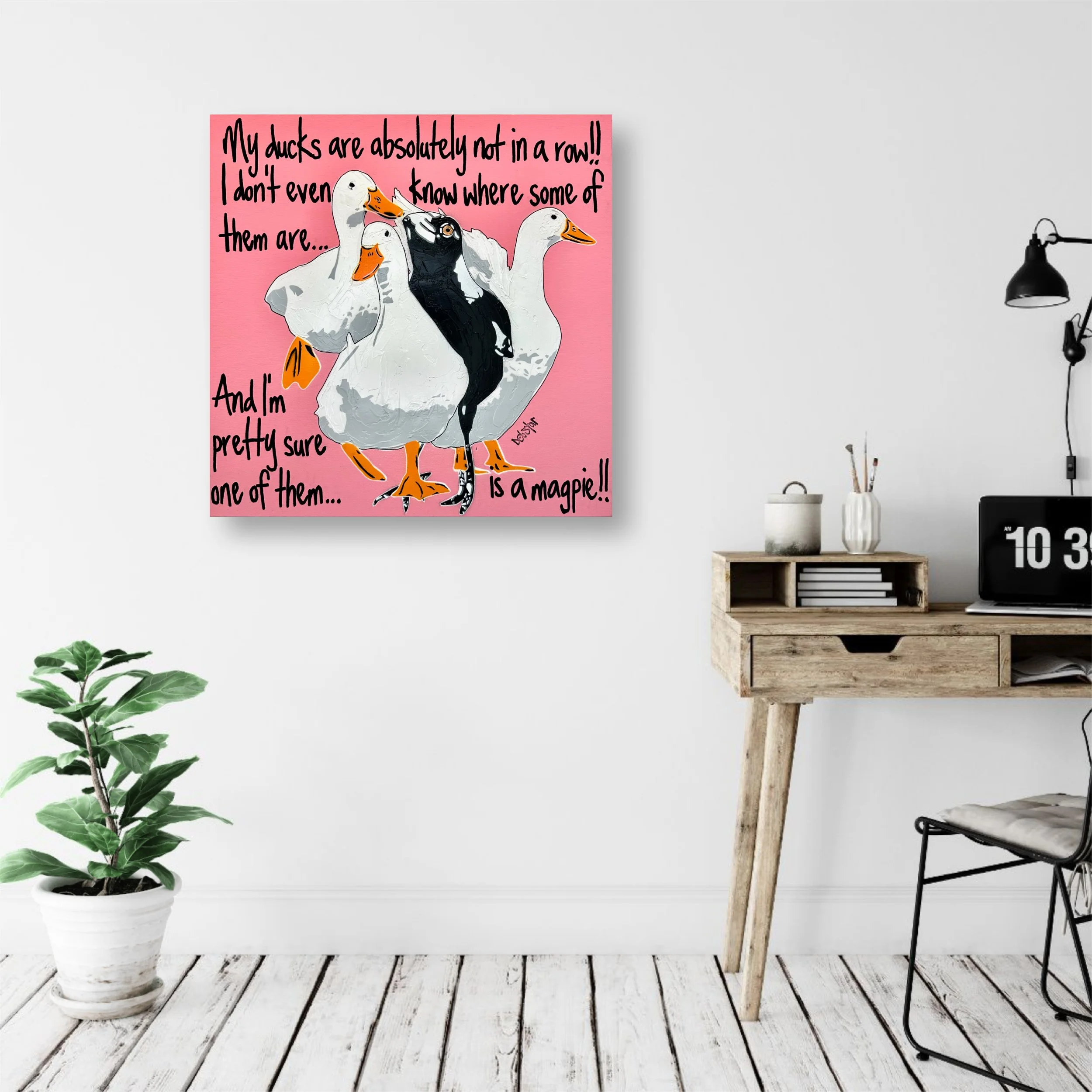 ducks-in-a-row-pink-magpie-pop-art-debstar-deborah-lang-3.jpg