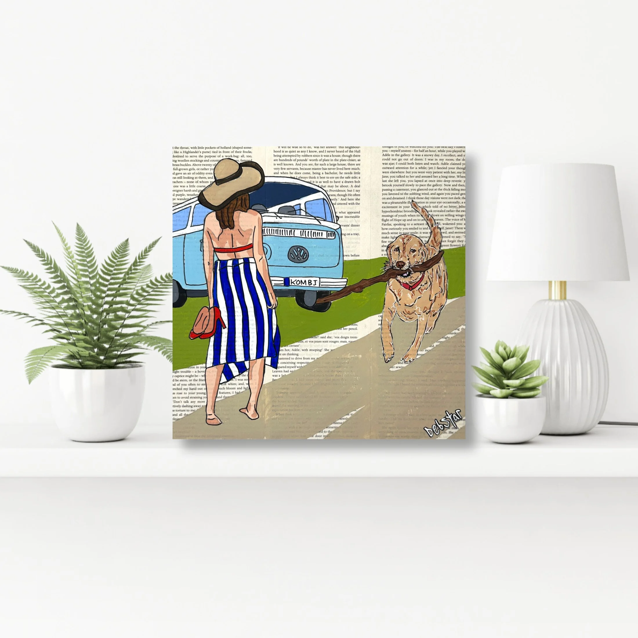 Dog Days - Kombi 2 30cm x 30cm $450