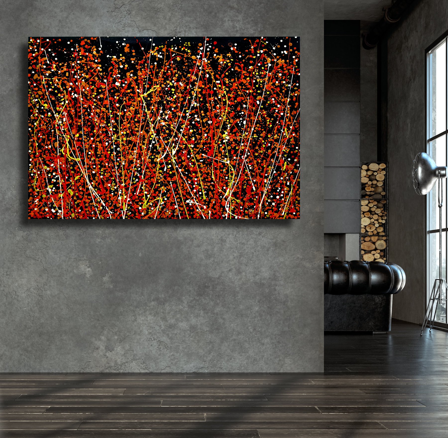 Firestorm 122cm x 91cm $1150