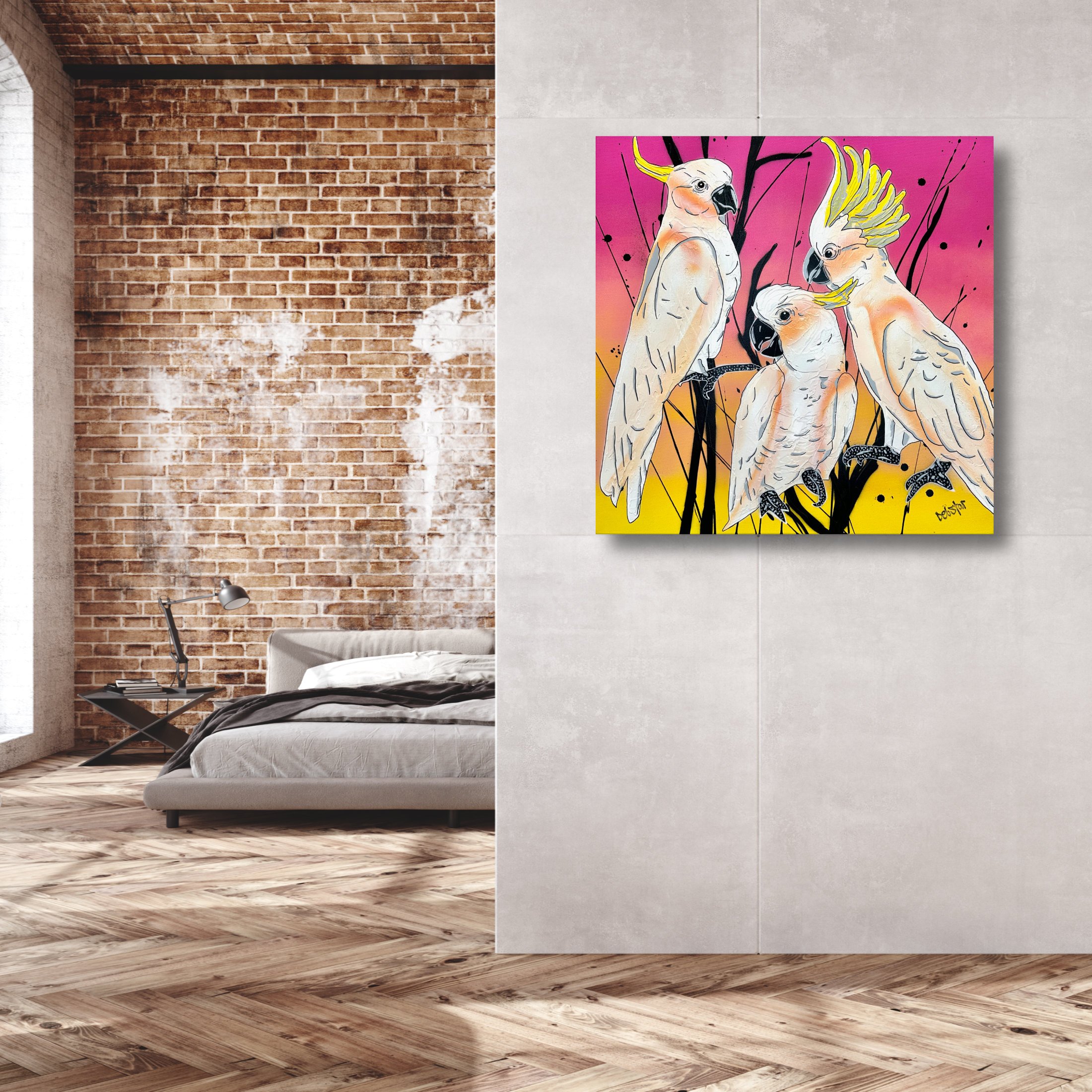 cockatoos-at-sunset-debstar-deborah-lang-urban-pop-art-6.jpg