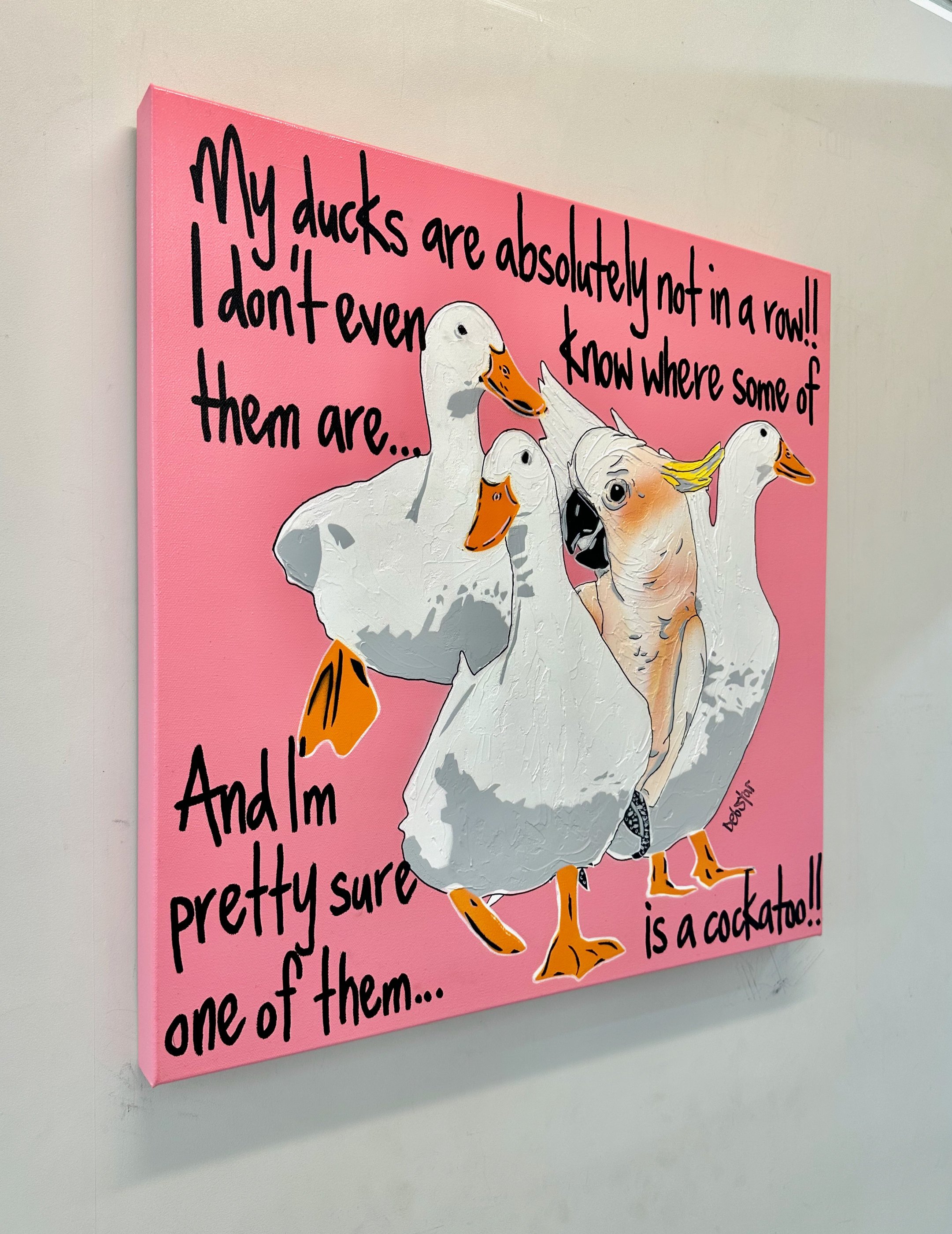 ducks-in-a-row-pink-bin-cockatoo-pop-art-debstar-deborah-lang-2.jpg