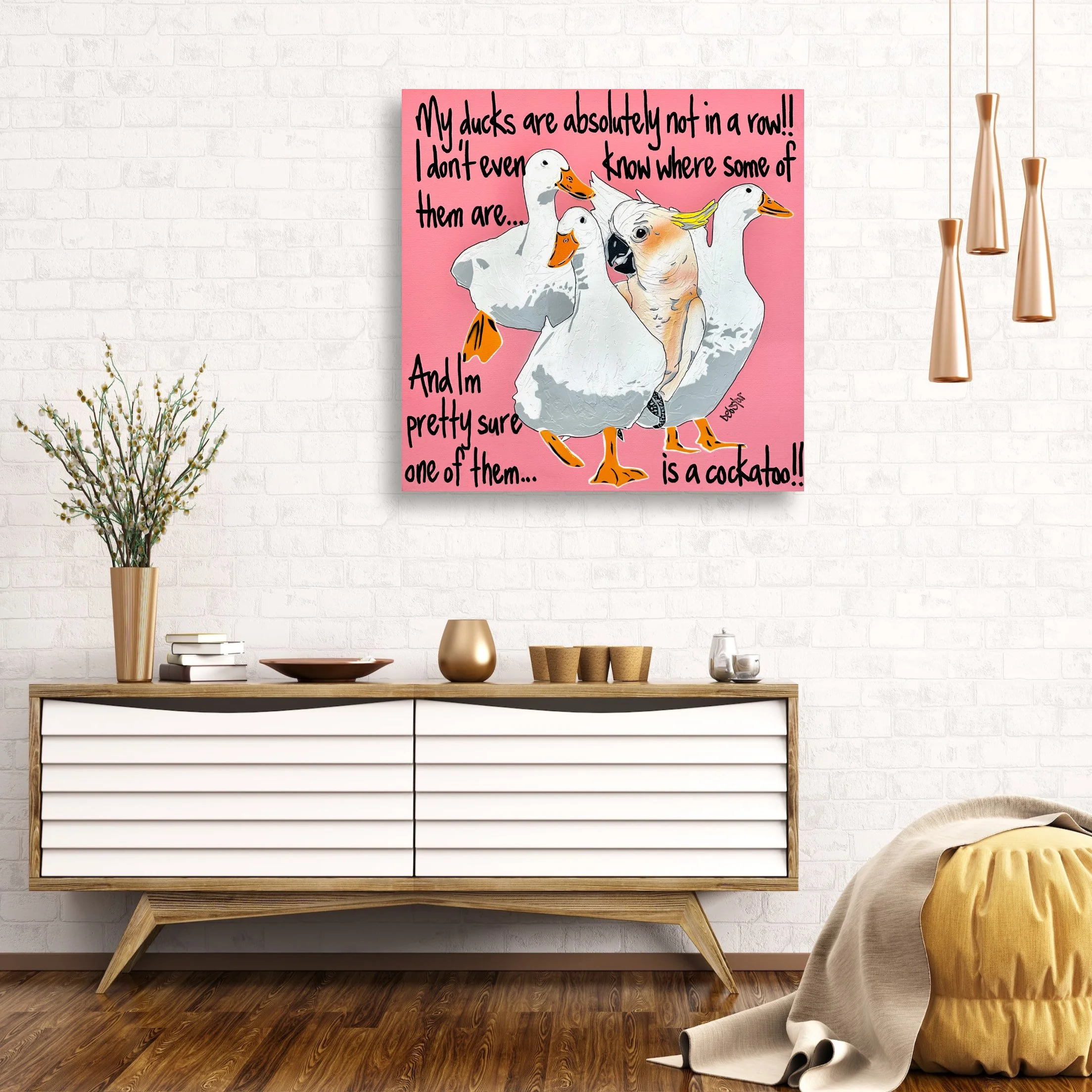 ducks-in-a-row-pink-bin-cockatoo-pop-art-debstar-deborah-lang-4.jpg