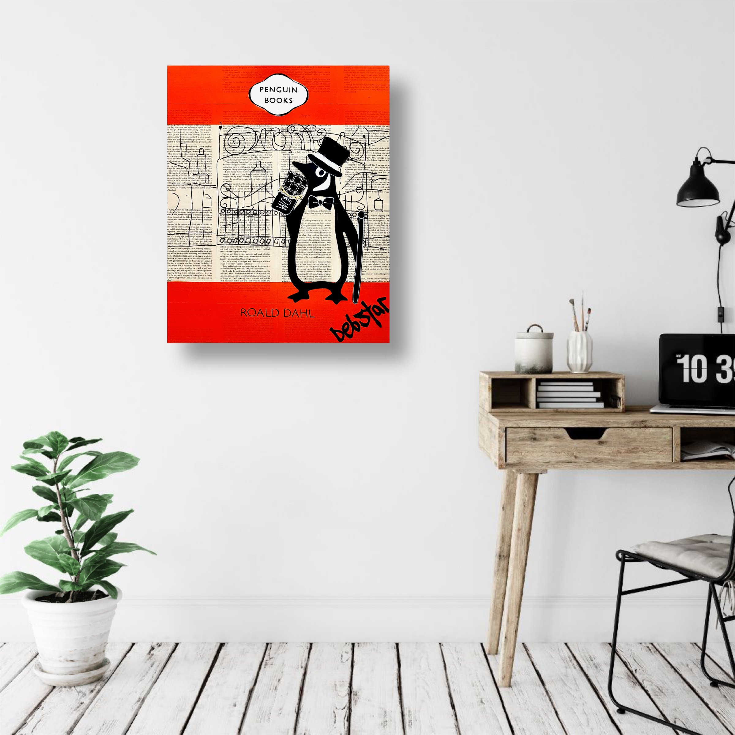 Penguin Books - Charlie and the Chocolate Factory 40.5cm x 51cm $500