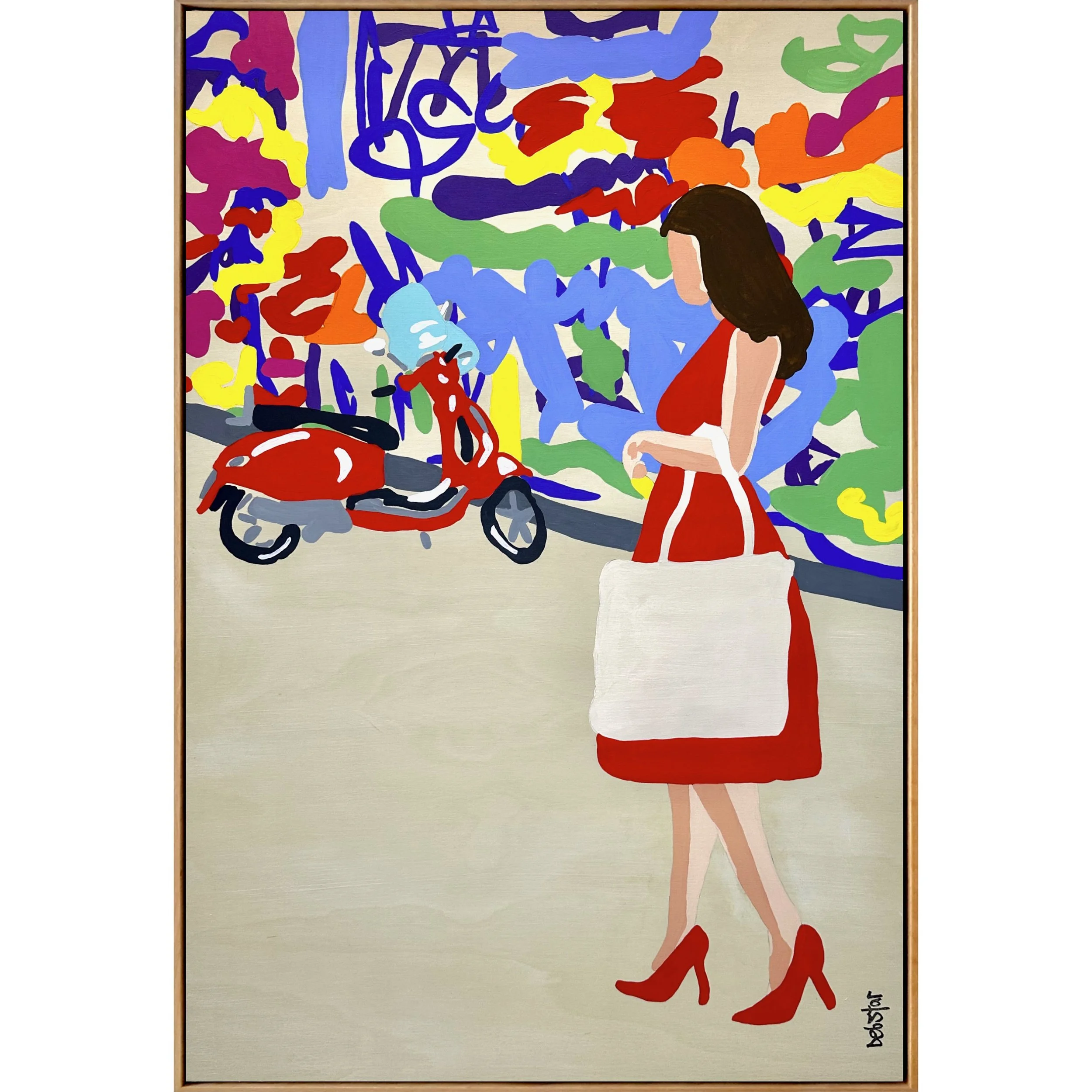 Snapshots of Summer - Graffiti 64cm x 94.5cm