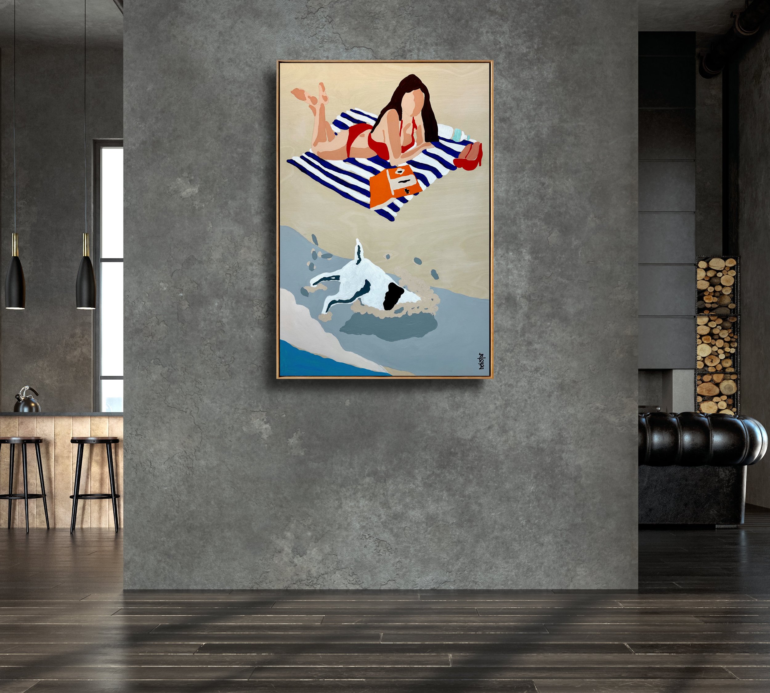 summer-snapshots-beach-Deborah-Lang- Debstar-lady-in-red-8.jpg