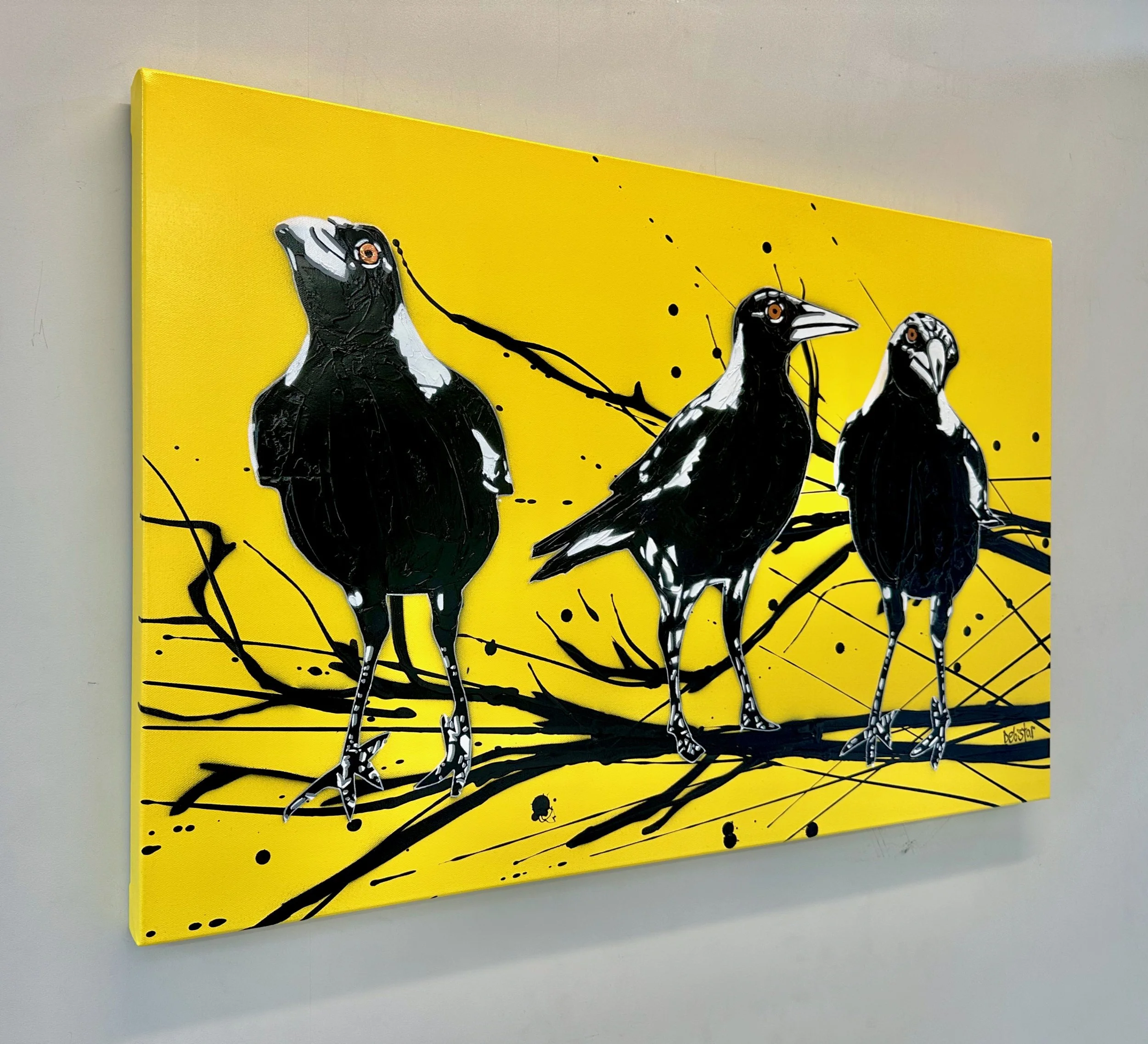 yellow-magpie-street-birds-pop-popart-debstar-deborah-lang-art-urban-canvas-3.jpg