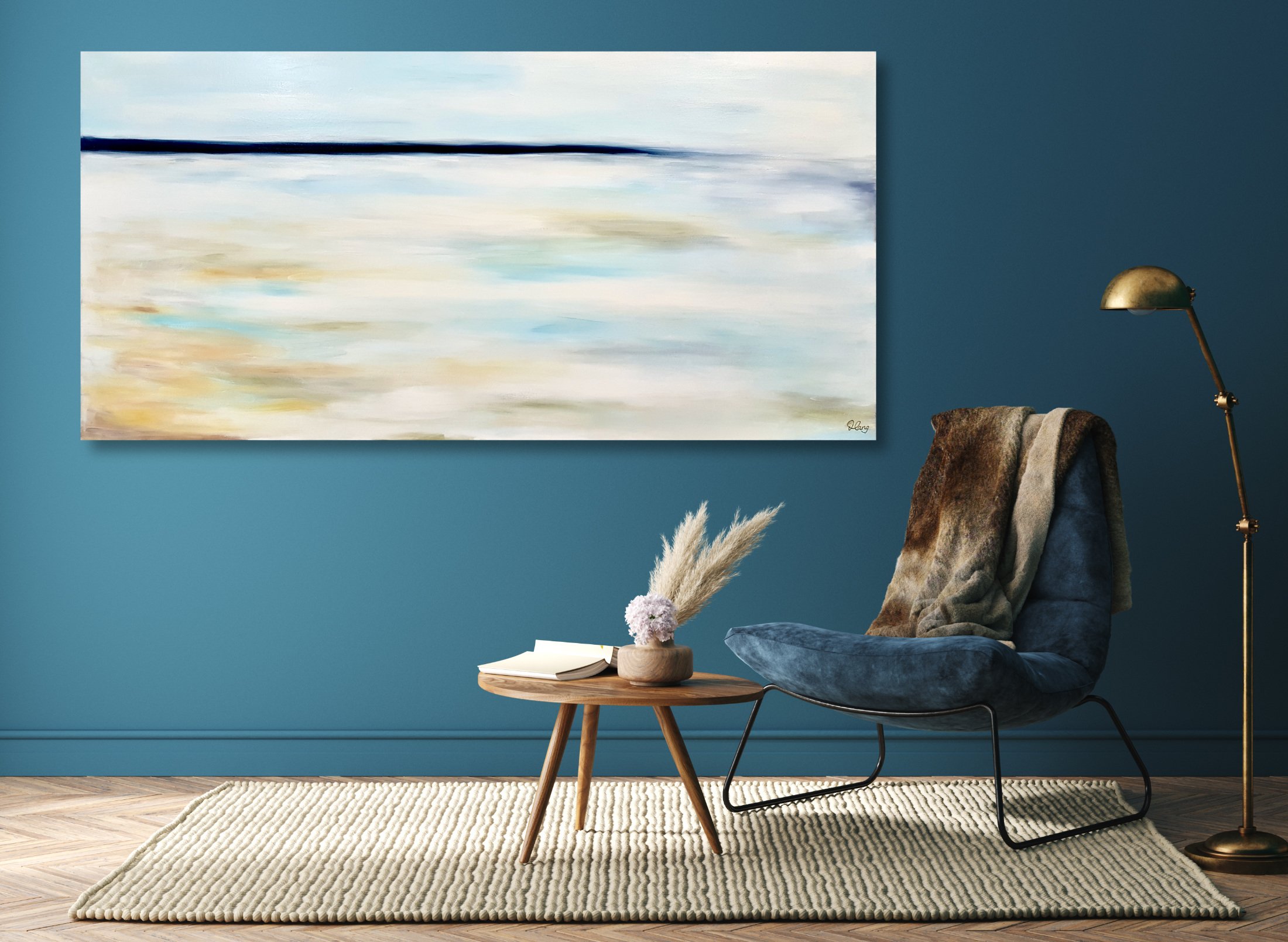 Serene Bay 152cm x 76cm $1250