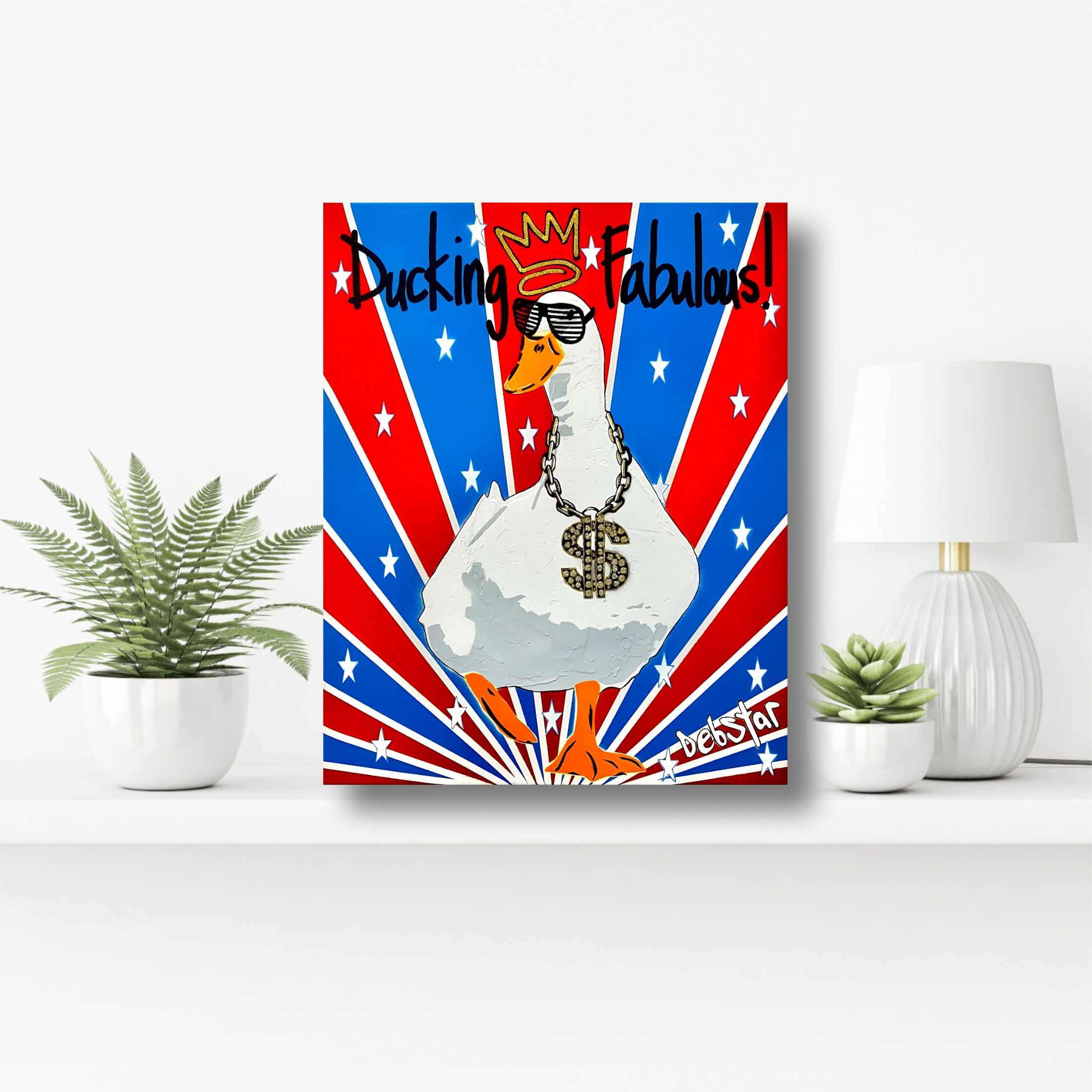 Ducking Fabulous Street 40.5cm x 51cm