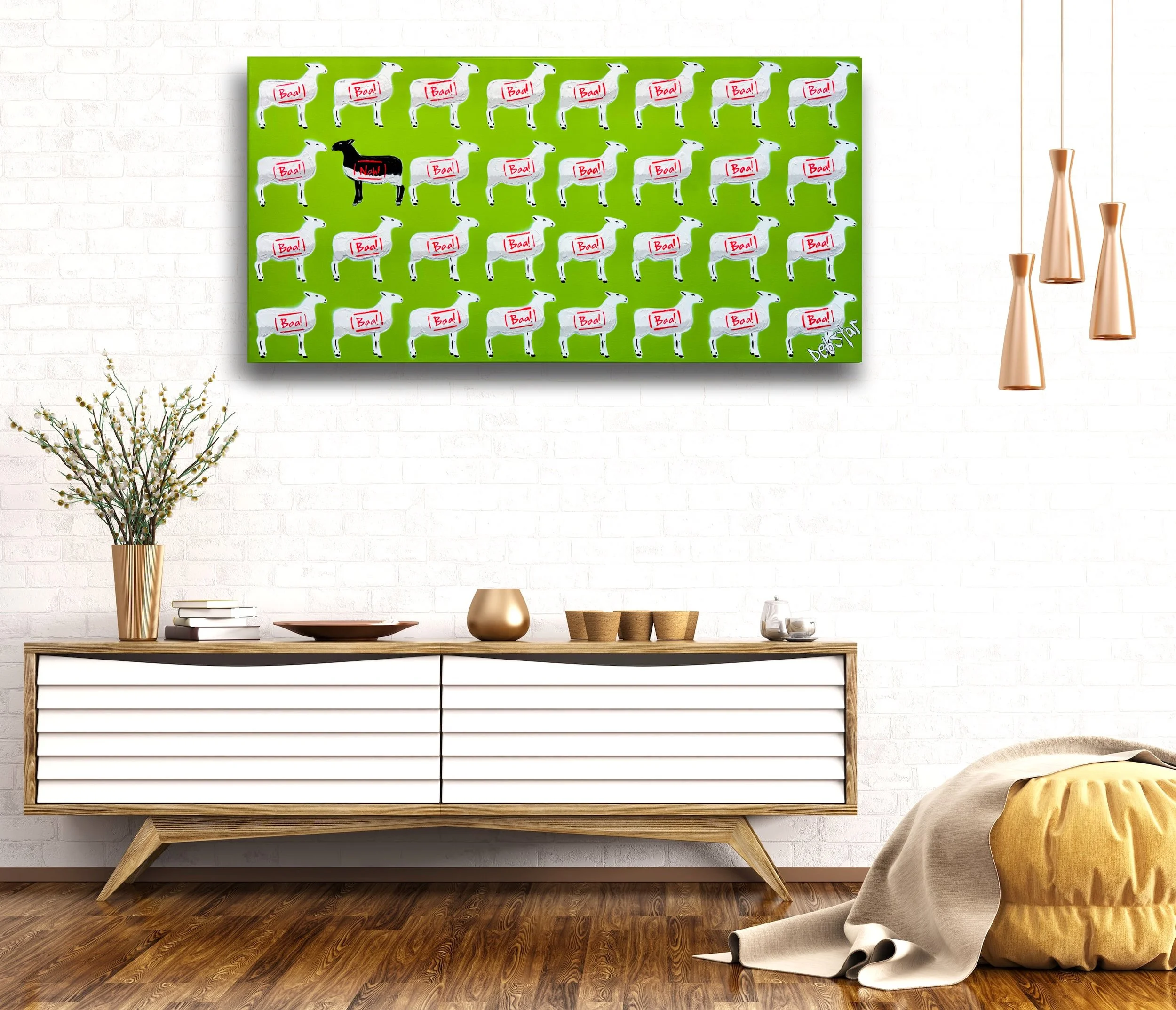the-black-sheep-green-urban-pop-art-deborah-lang-debstar-art-canvas-2.jpg