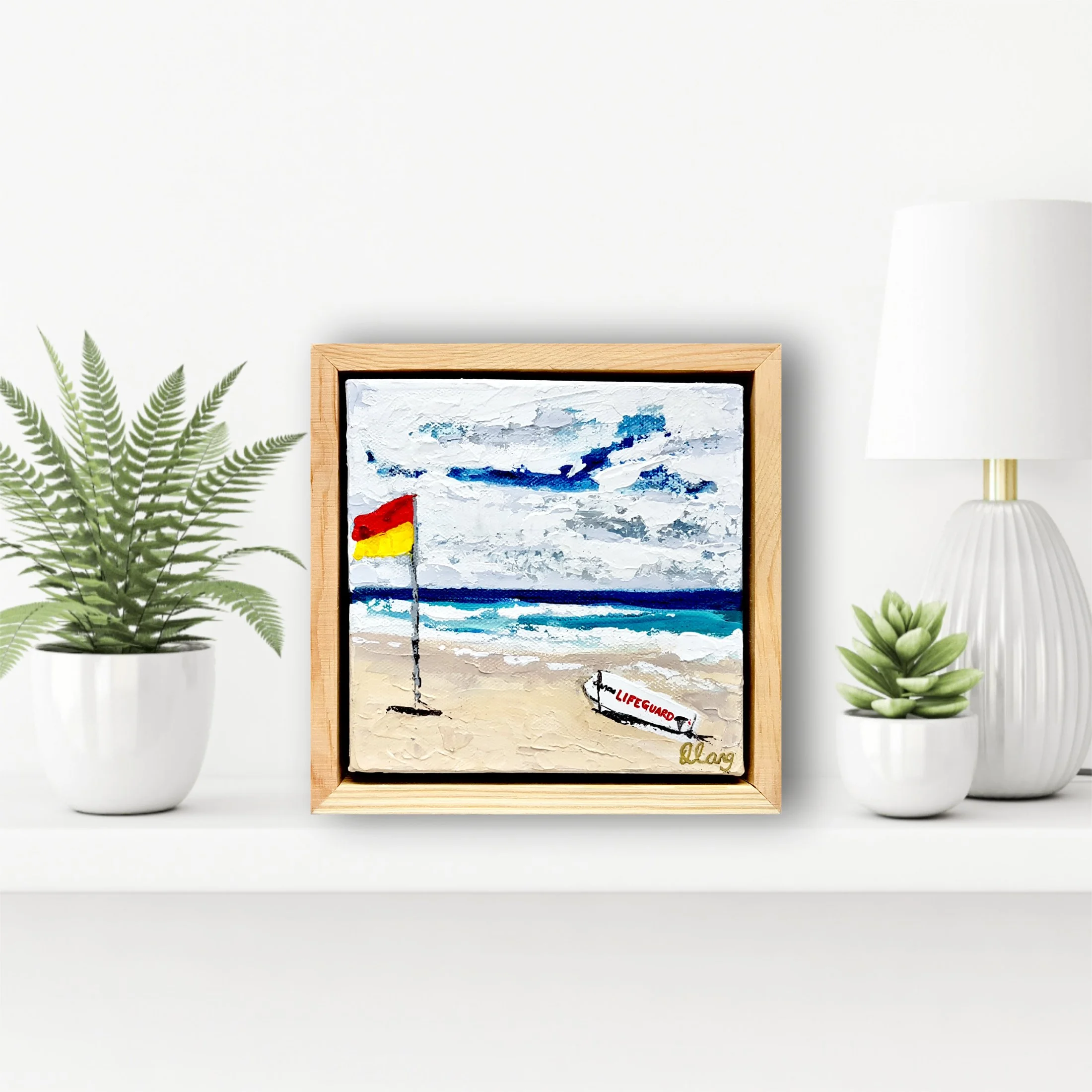 Main Beach, Gold Coast Poppet 18cm x 18cm $250