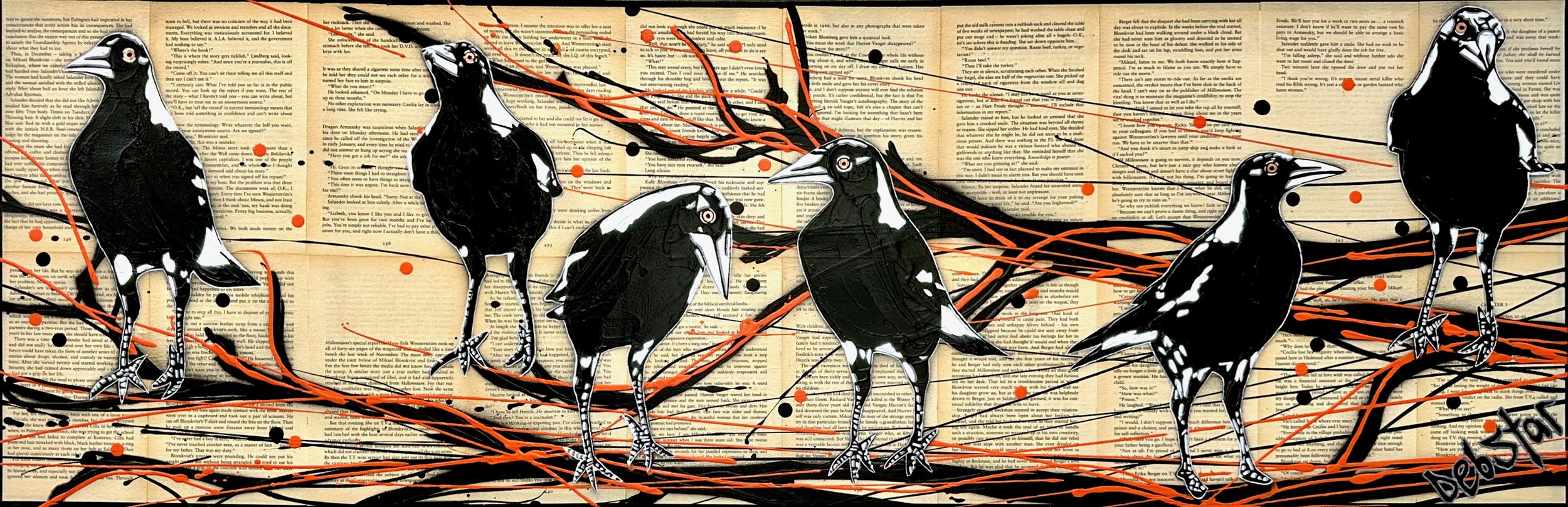 magpies-mischief-book-pages-pop-popart-deborah-lang-art-urban-canvas-1.jpg