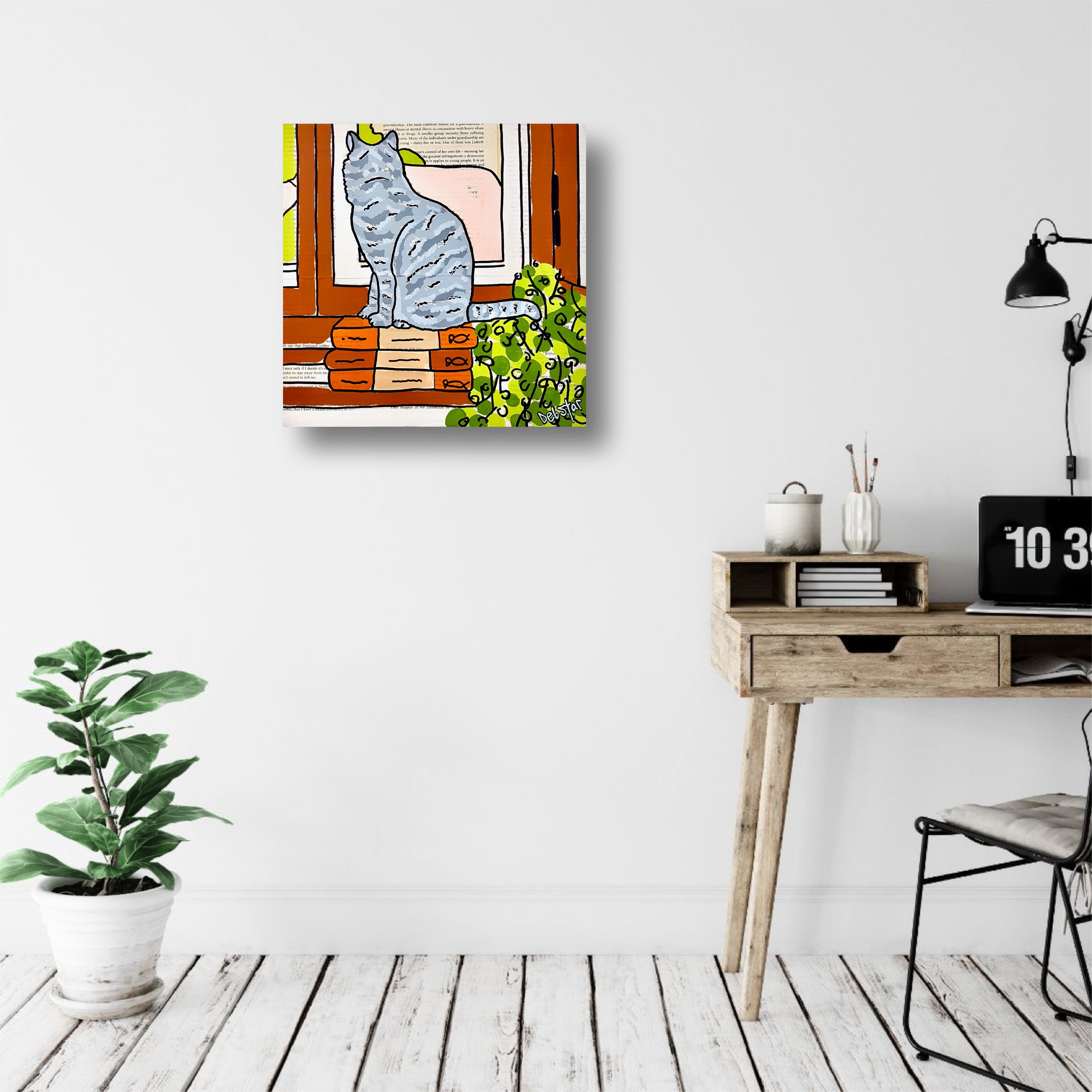 Deborah Lang, Cat Capers - Windowsill-3.jpg