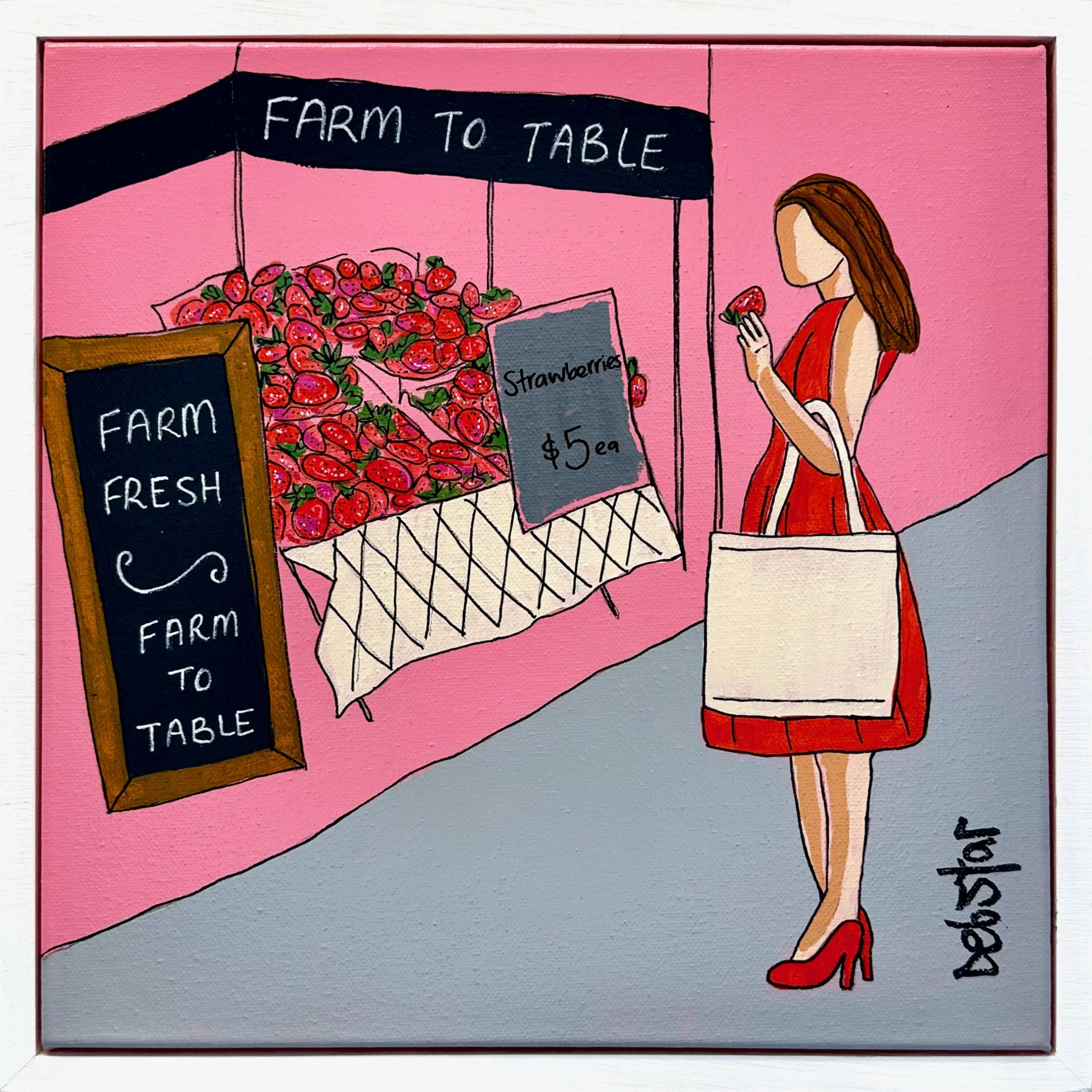 Summer Days Farmers Market 33cm 33cm $550