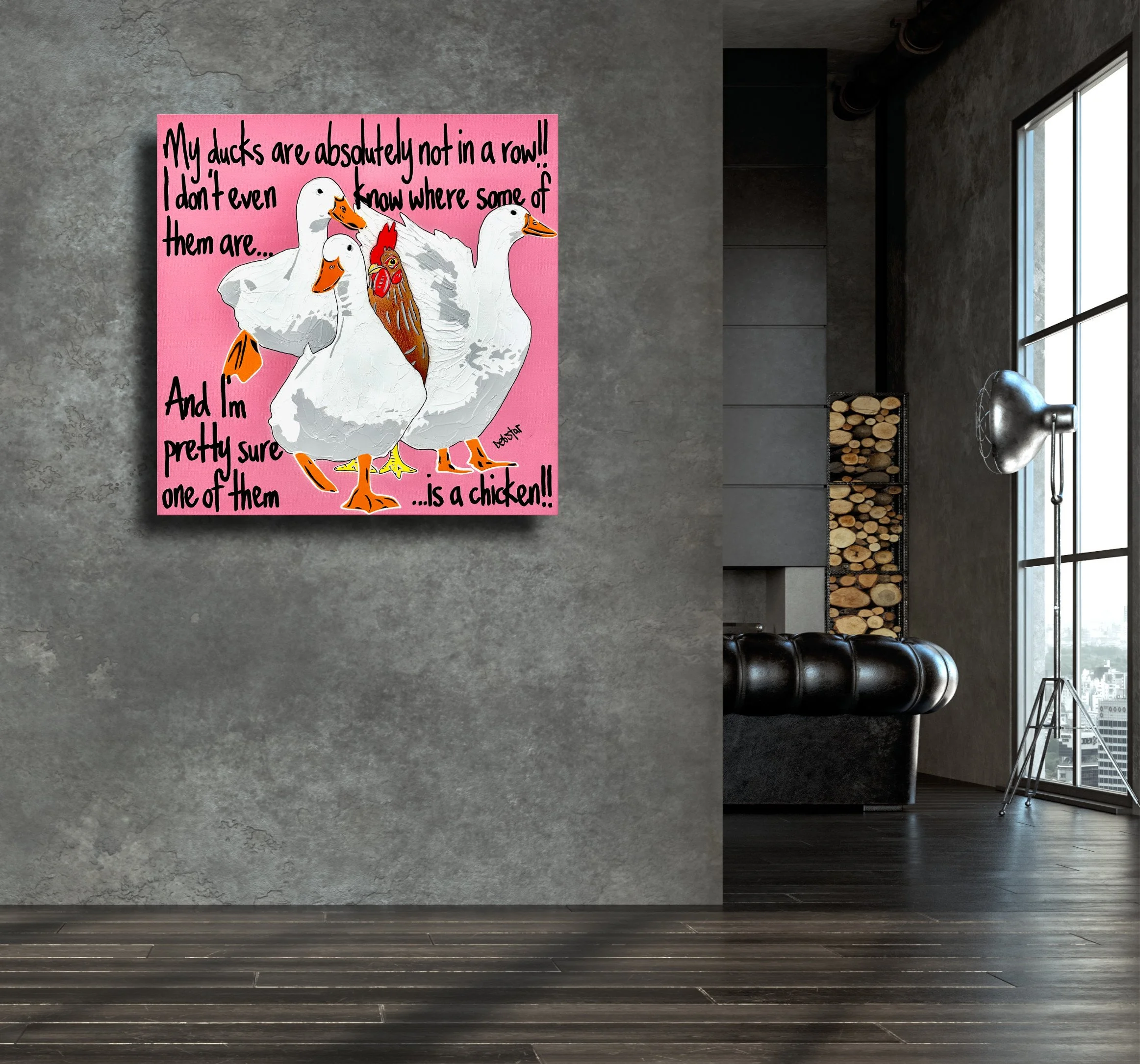 ducks-in-a-row-pink-chicken-pop-art-deborah-lang-debstar-art-urban-canvas-5.jpg