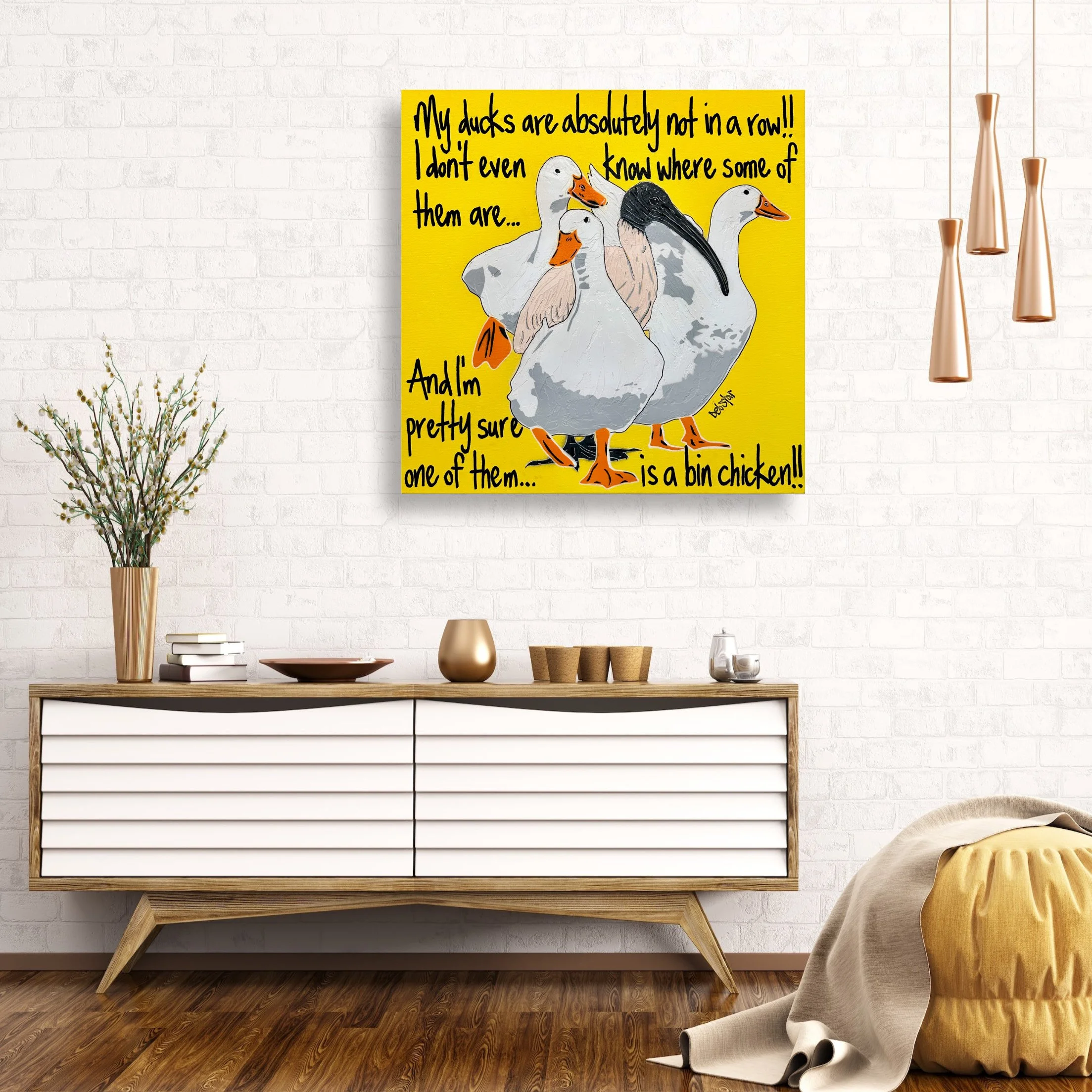 ducks-in-a-row-yellow-bin-chicken-pop-art-debstar-deborah-lang-4.jpg