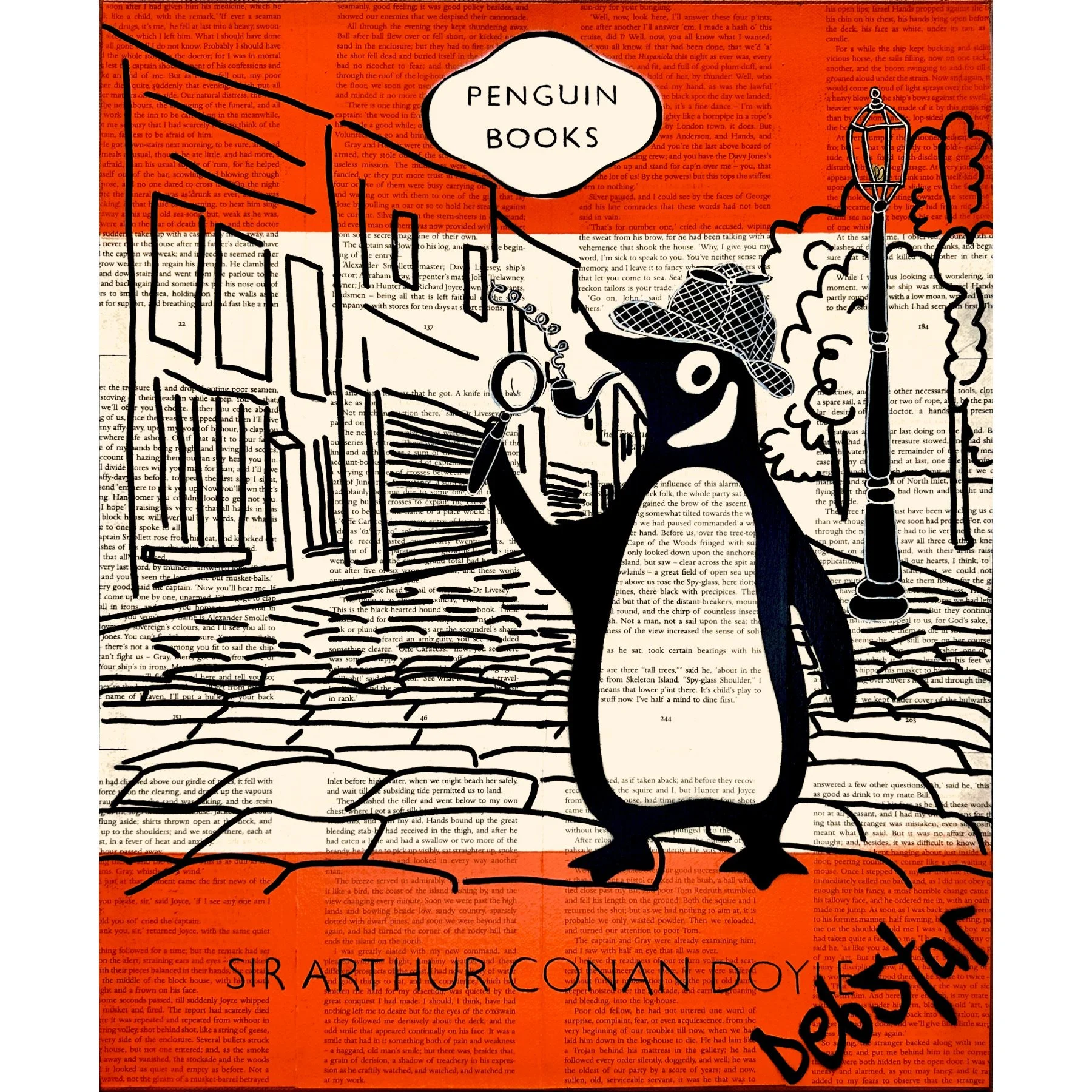 Penguin Books - The Adventures of Sherlock Holmes 240.5cm x 51cm